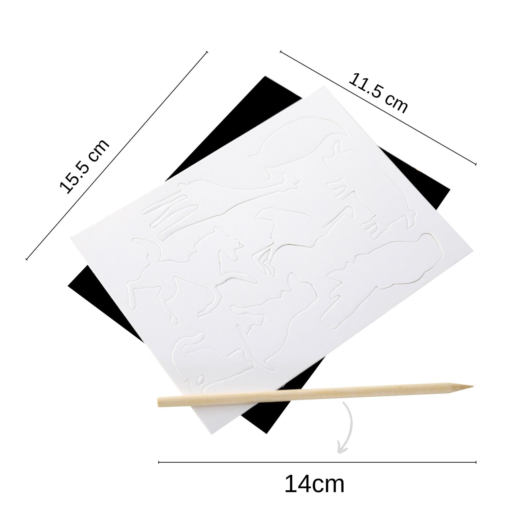 Magic Rainbow Scratch Paper Art Kit for Kids by The Magic Toy Shop - The Magic Toy Shop