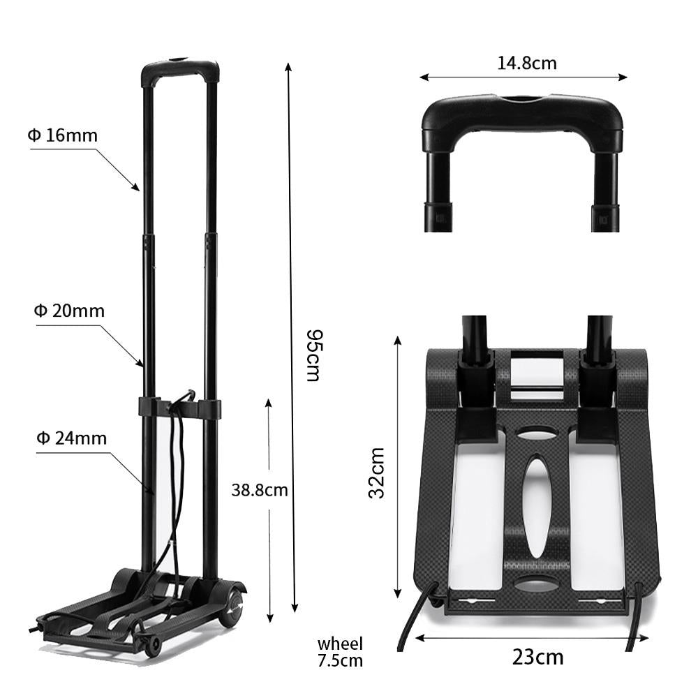 Folding Hand Trolley by GEEZY - The Magic Toy Shop