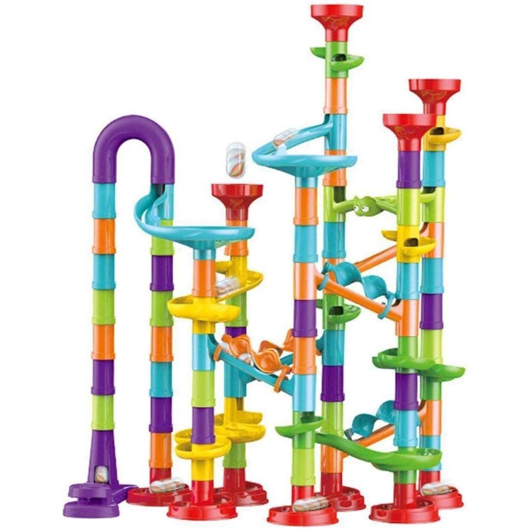 Marble Run Race Building Block Maze Toy Set 113 pcs by The Magic Toy Shop - The Magic Toy Shop
