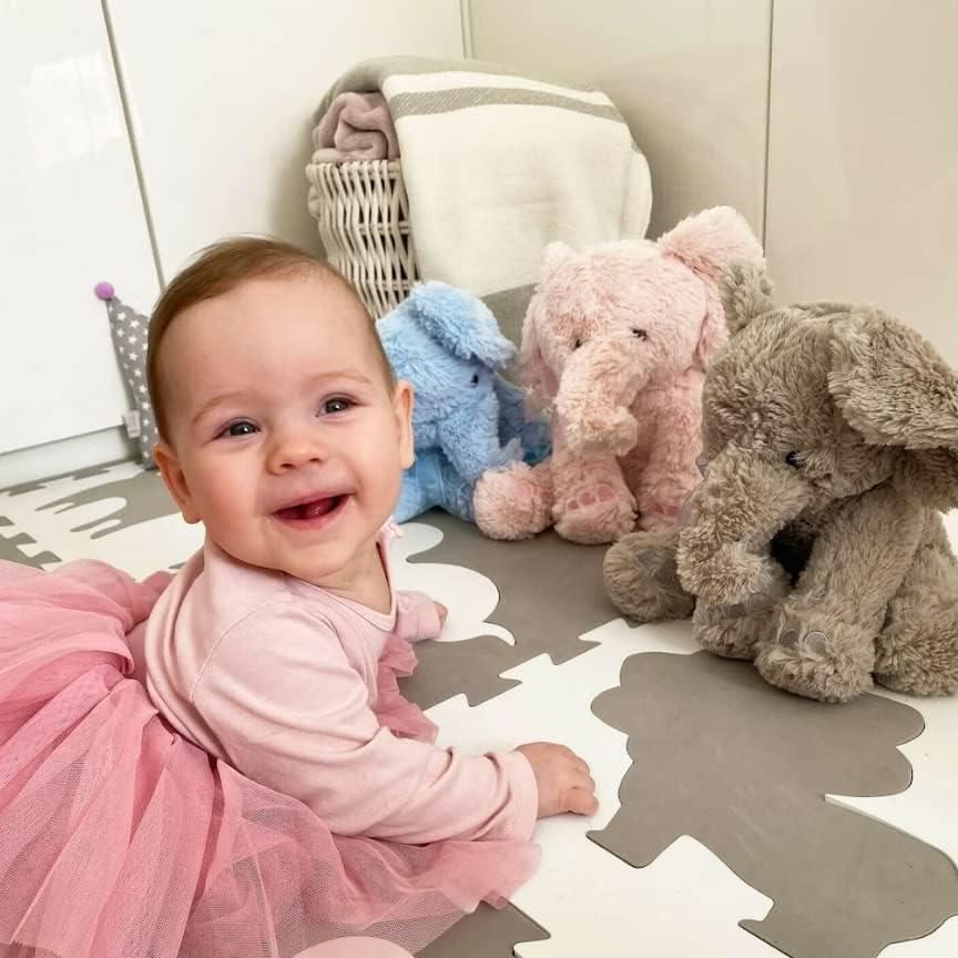 Grey Plush Elephant Soft Toys by The Magic Toy Shop - The Magic Toy Shop