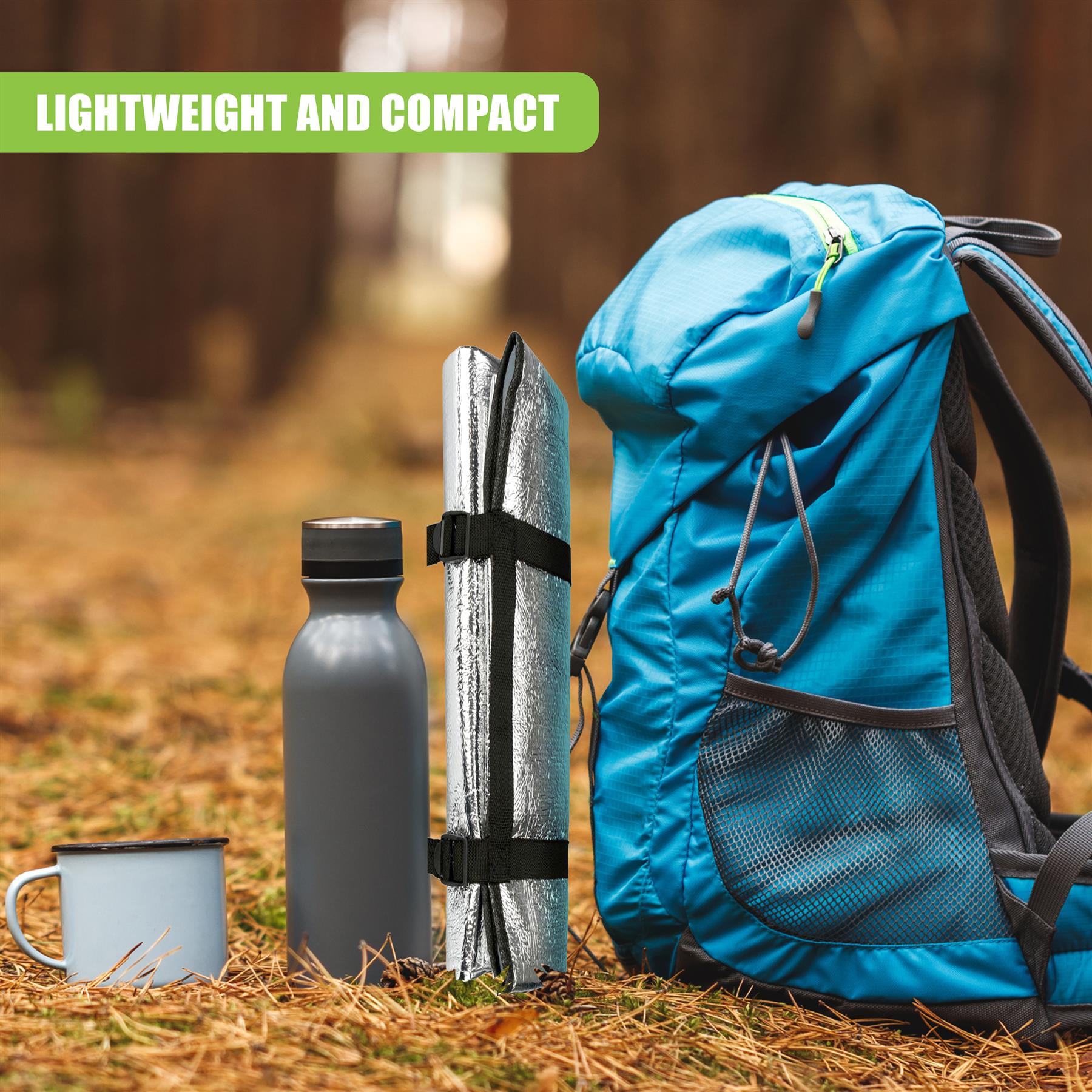 Foldable Camping Mat Aluminium Foil Foam Blanket Sleeping Pad by GEEZY - The Magic Toy Shop