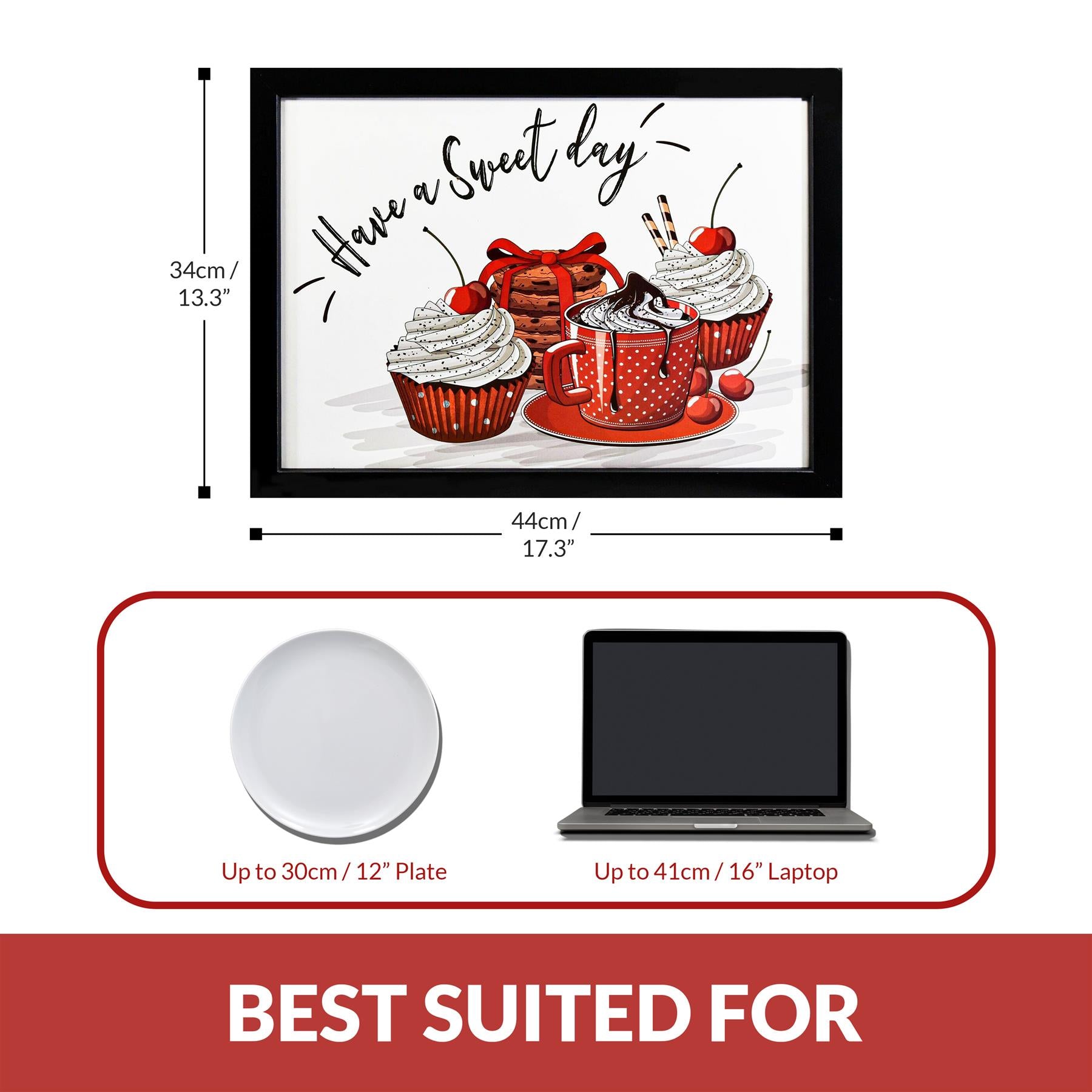 Lap Tray With Bean Bag Cushion (Sweet Day) by The Magic Toy Shop - The Magic Toy Shop