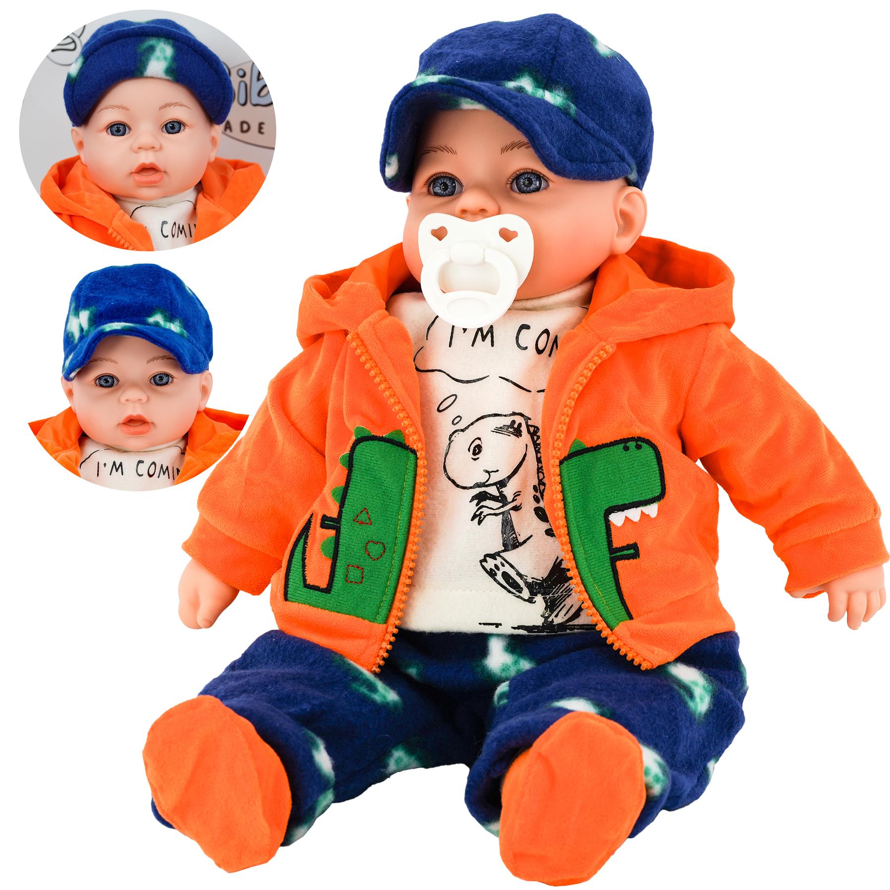 BiBi Baby Doll "#3 Dinoboy" (45 cm / 18") by BiBi Doll - The Magic Toy Shop