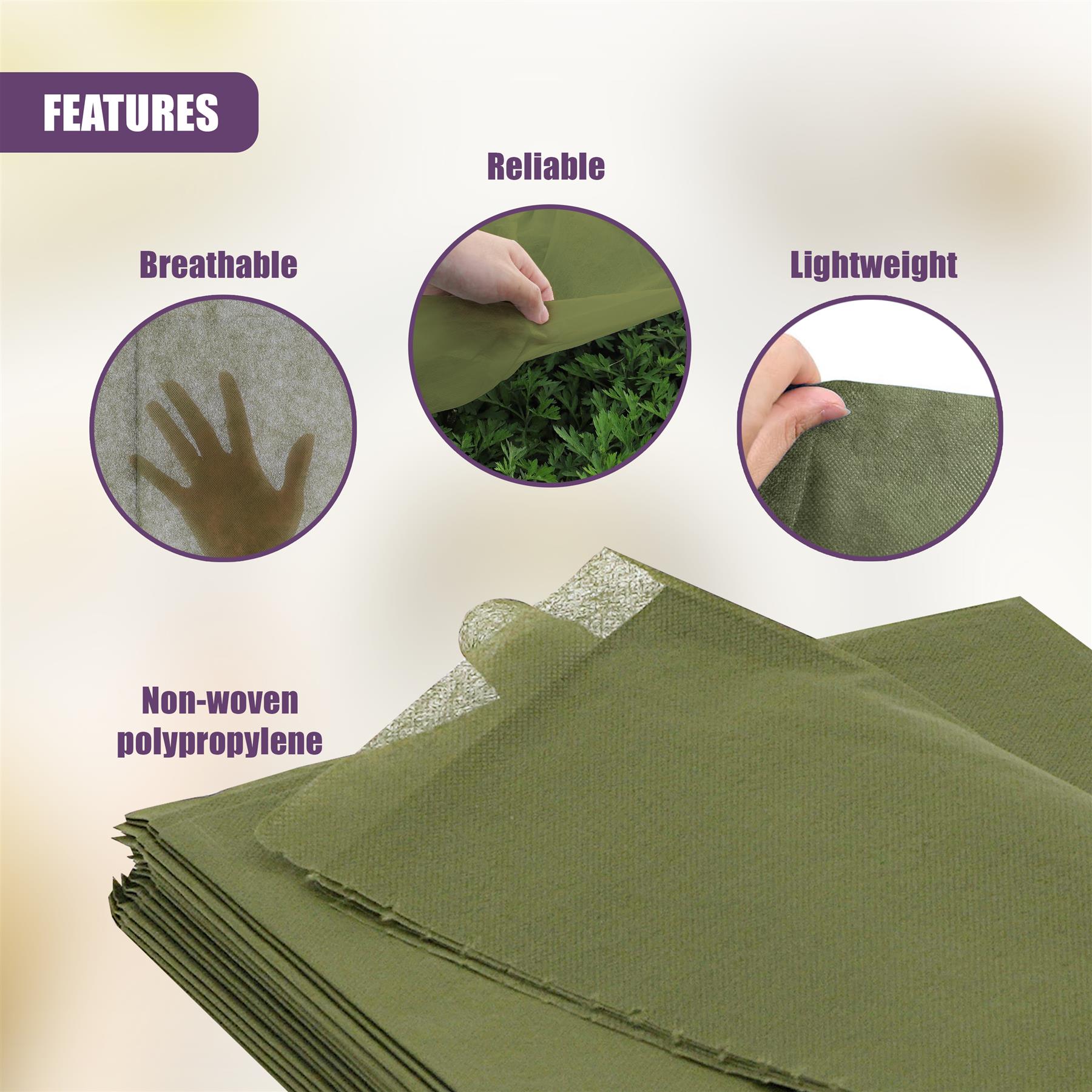 Garden Fleece Plant Cover 1x10m by GEEZY - The Magic Toy Shop