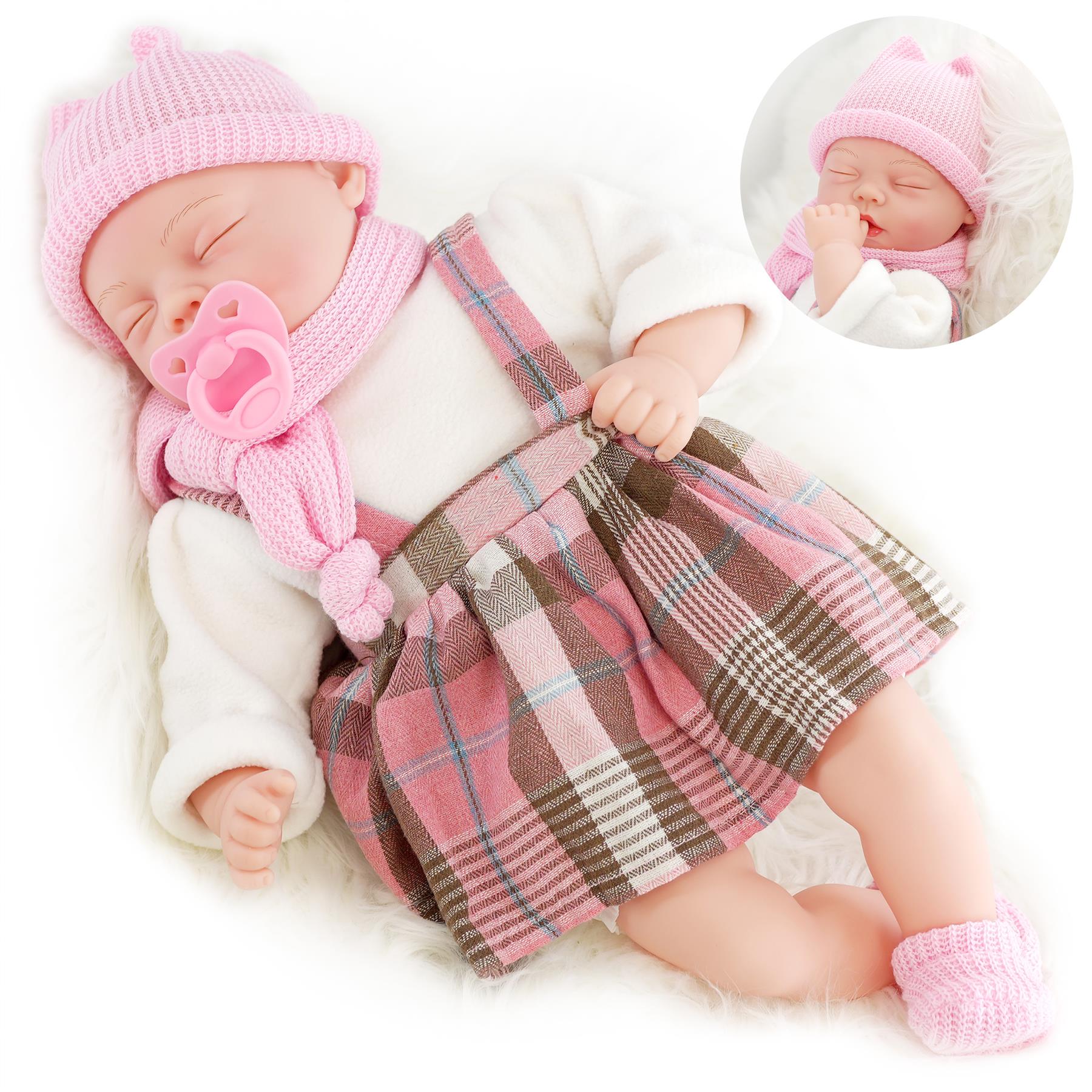 BiBi Baby Doll - Pink Tartan (45 cm / 18") by BiBi Doll - The Magic Toy Shop
