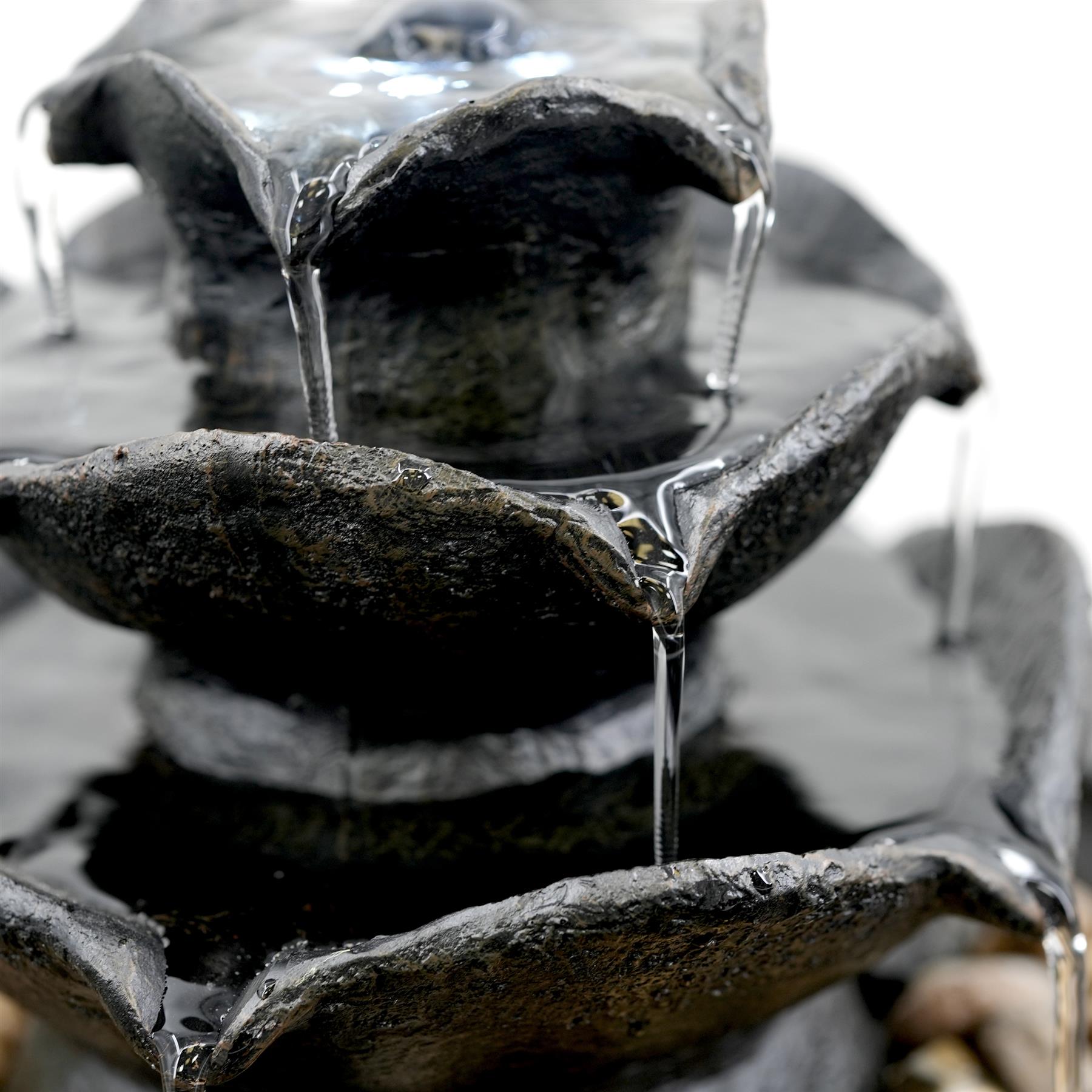 Waterfall Water Feature Indoor With LED by GEEZY - The Magic Toy Shop