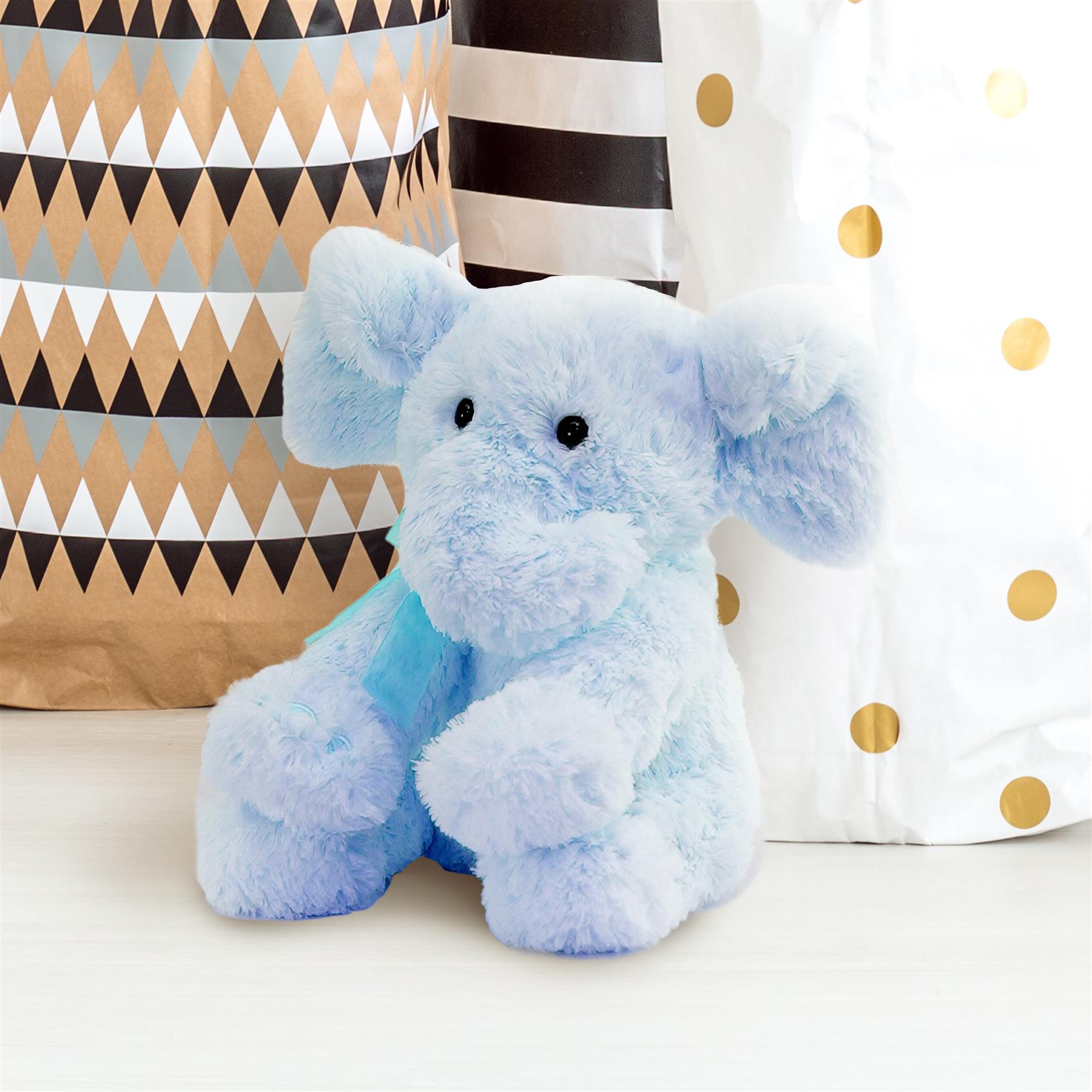 Blue Plush Elephant Soft Toys