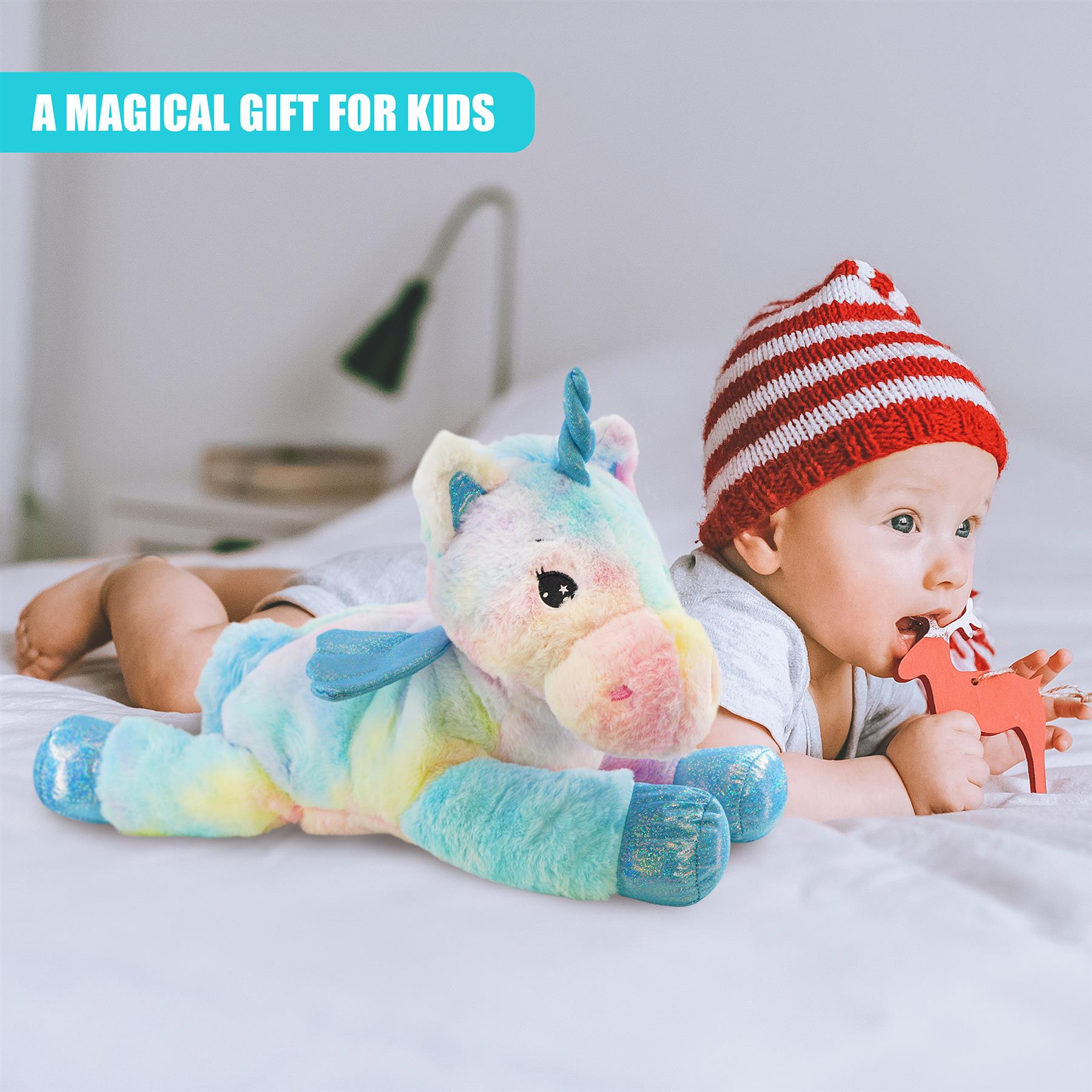 Unicorn with Sparkling Wings - Soft Toy by The Magic Toy Shop - The Magic Toy Shop