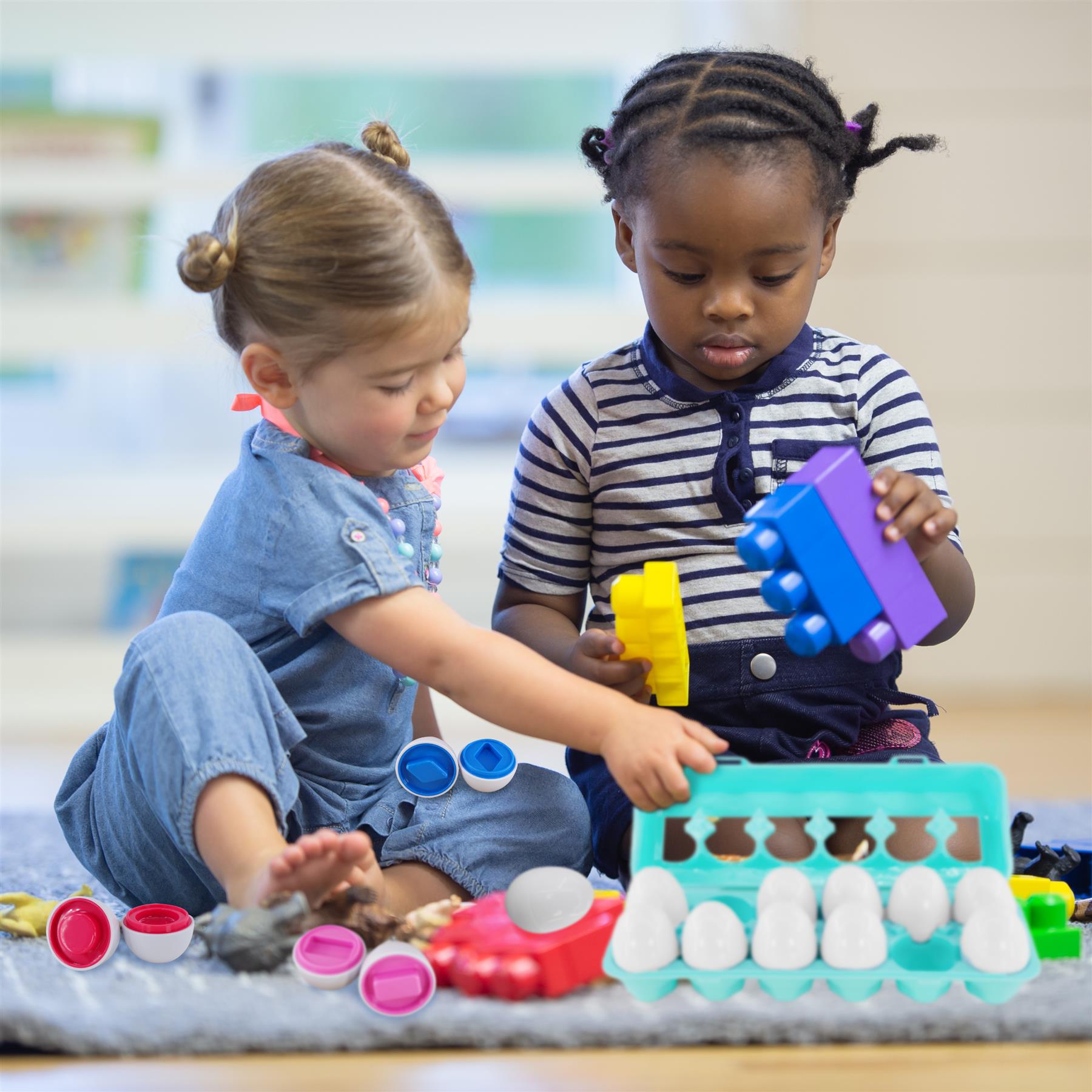 12 Shape Sorter Eggs by The Magic Toy Shop - The Magic Toy Shop