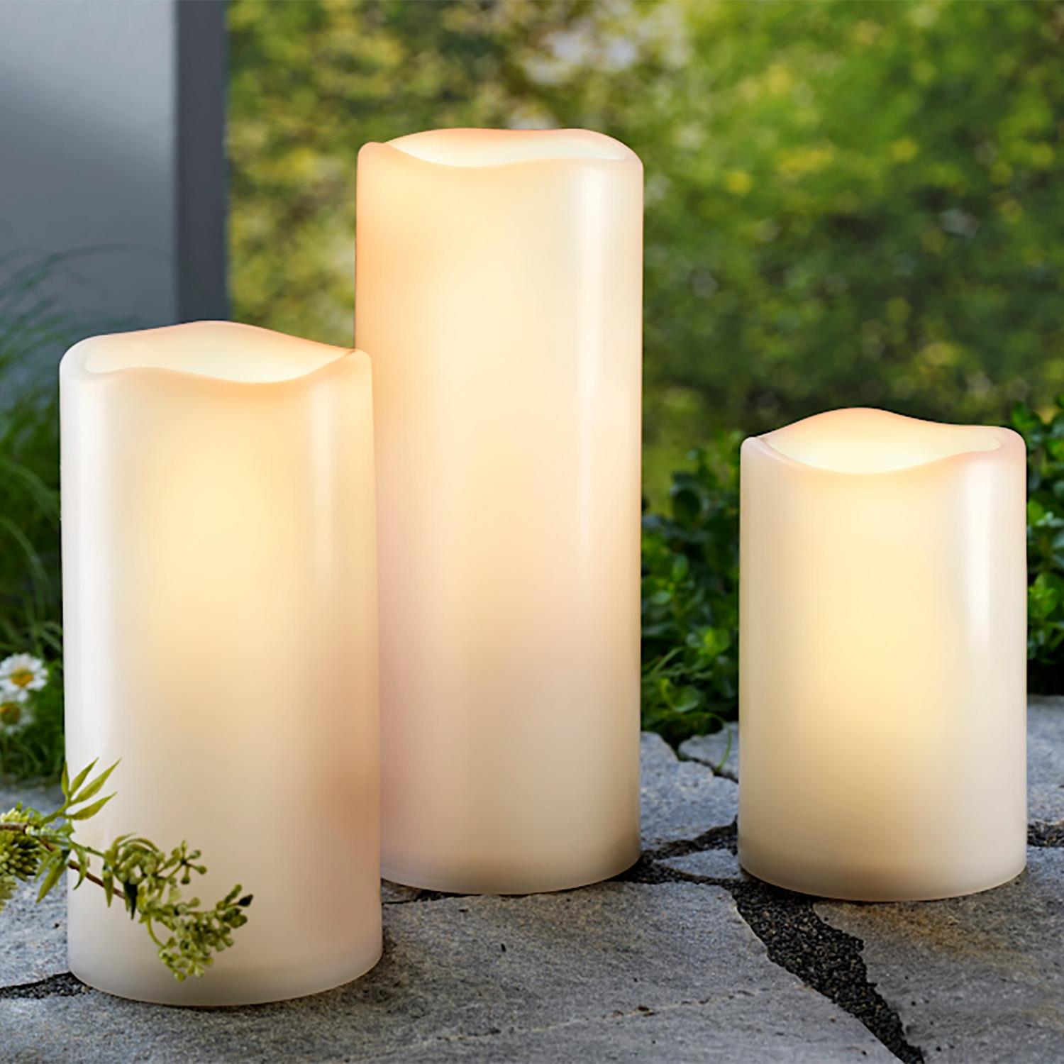 3 Pcs Outdoor LED Candle Light by Geezy - The Magic Toy Shop