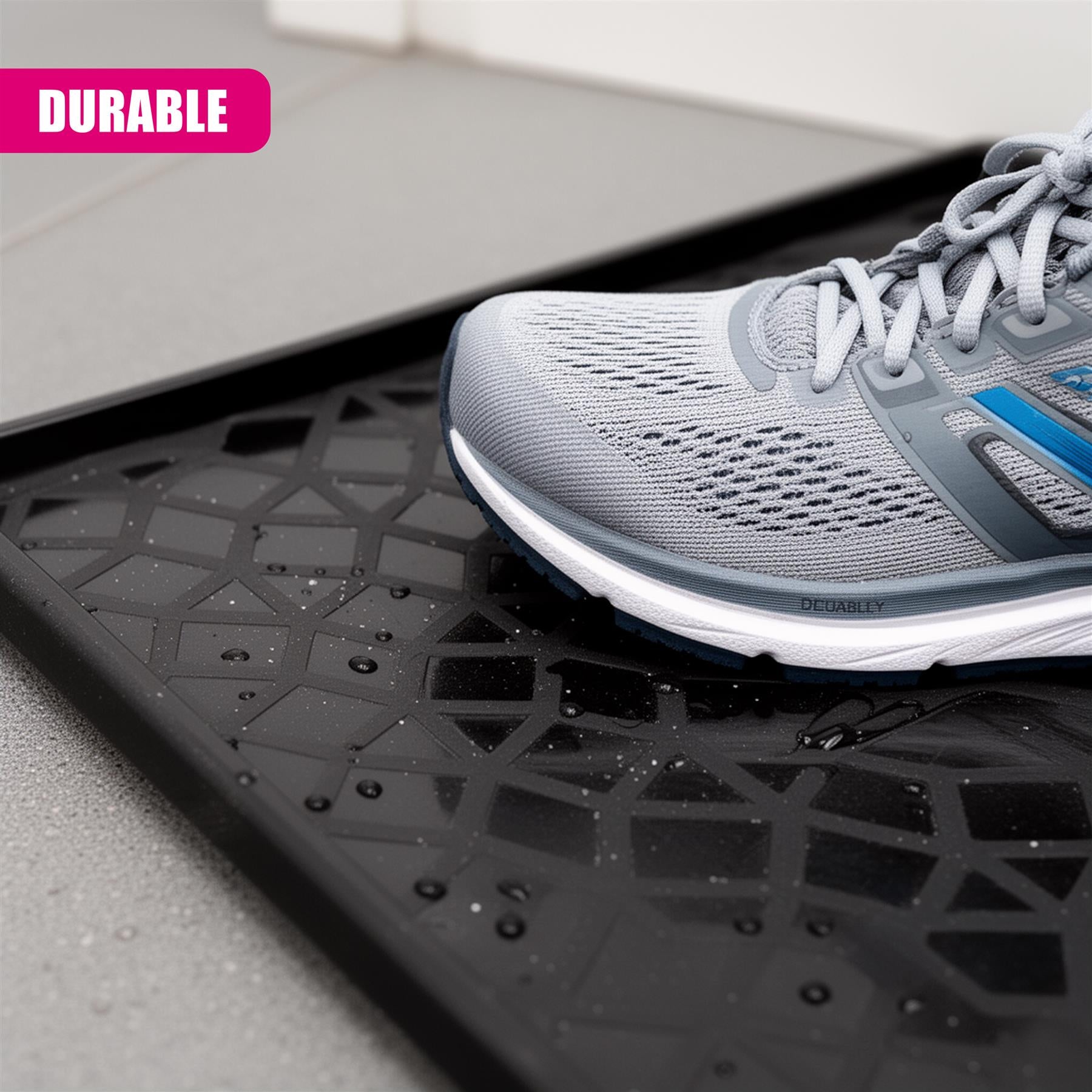 Set of 2 Plastic Shoe Trays