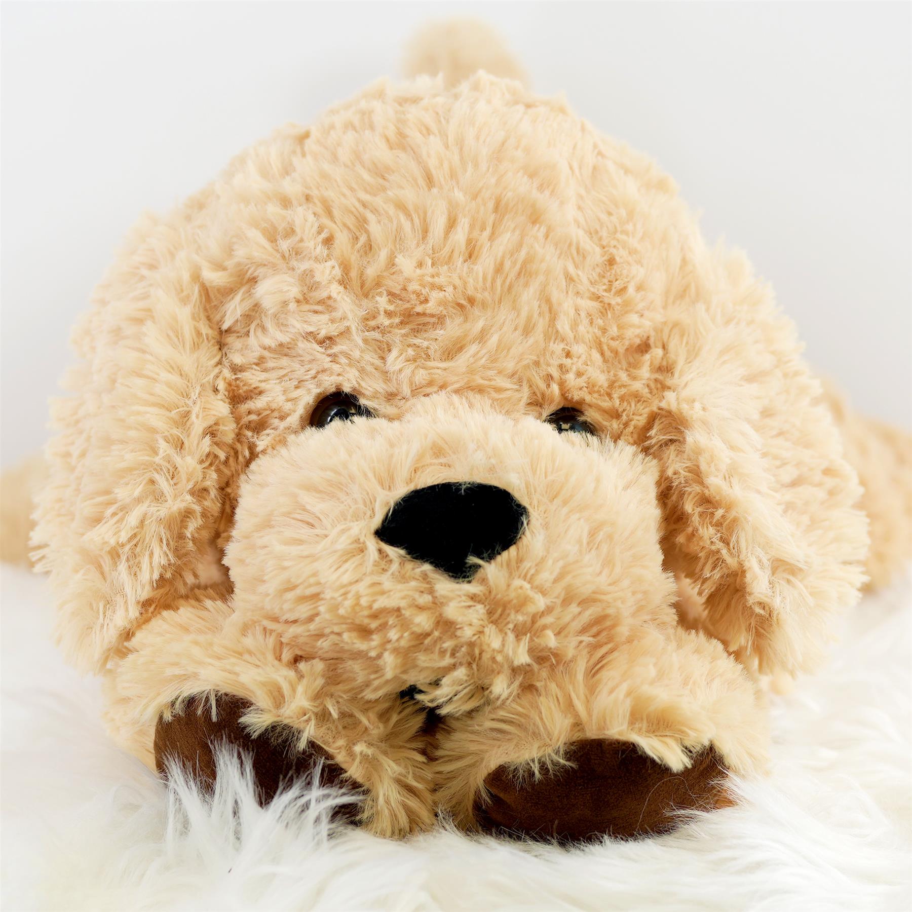 Giant Plush Lying Dog Soft Toy, 28 Inch by The Magic Toy Shop - The Magic Toy Shop