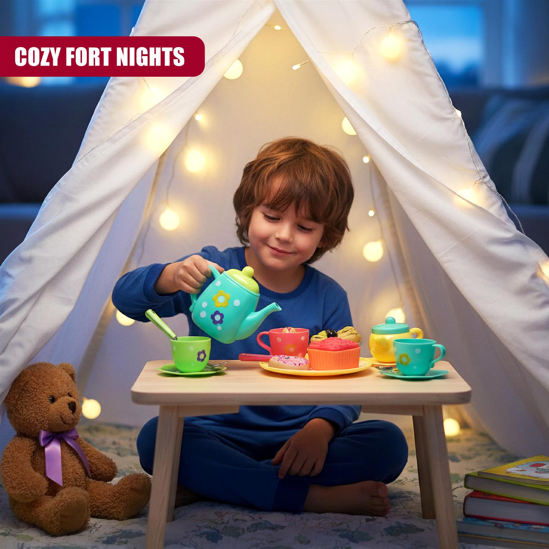 Children's Pretend Tea Playset