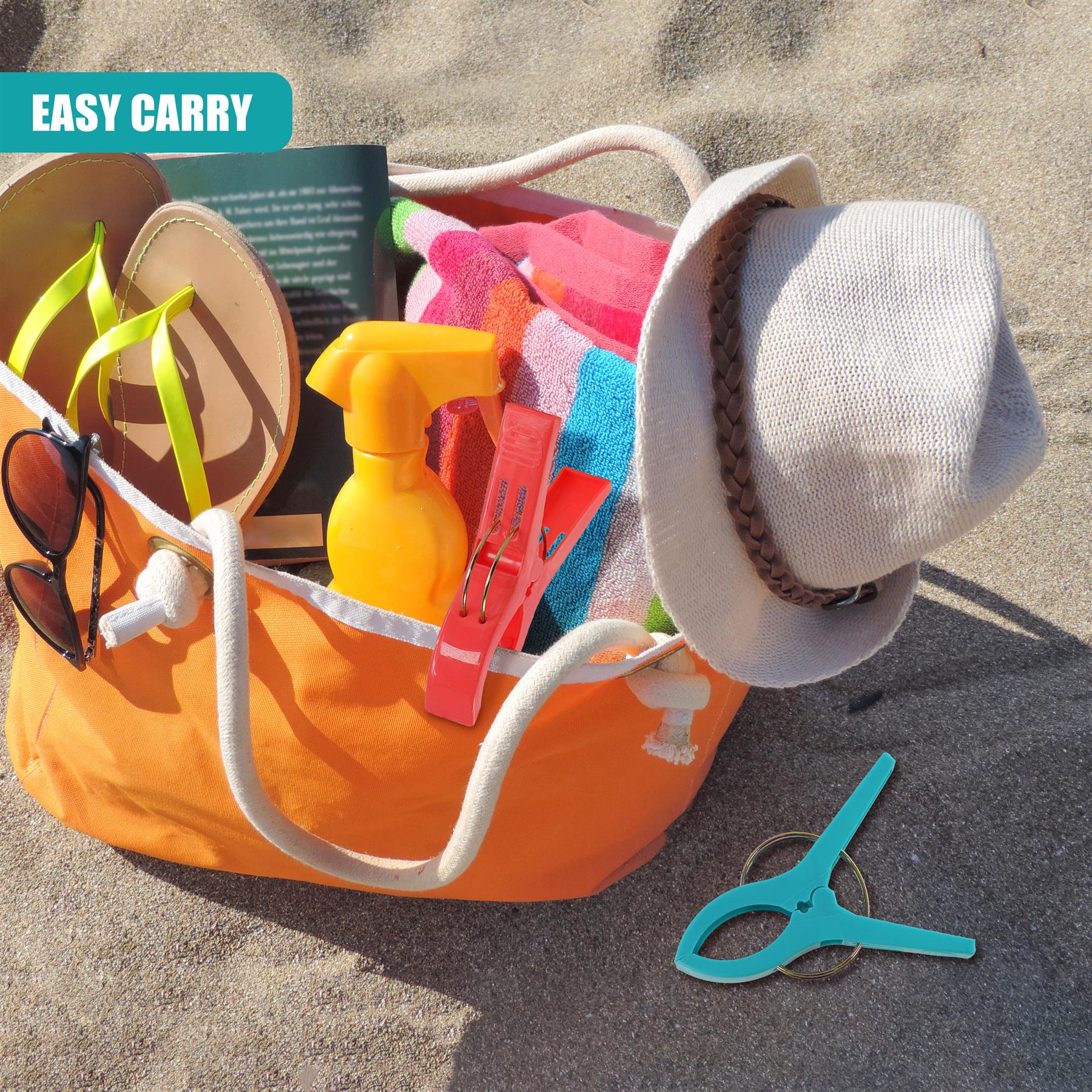 Towel Clips - 8 Pcs by GEEZY - The Magic Toy Shop