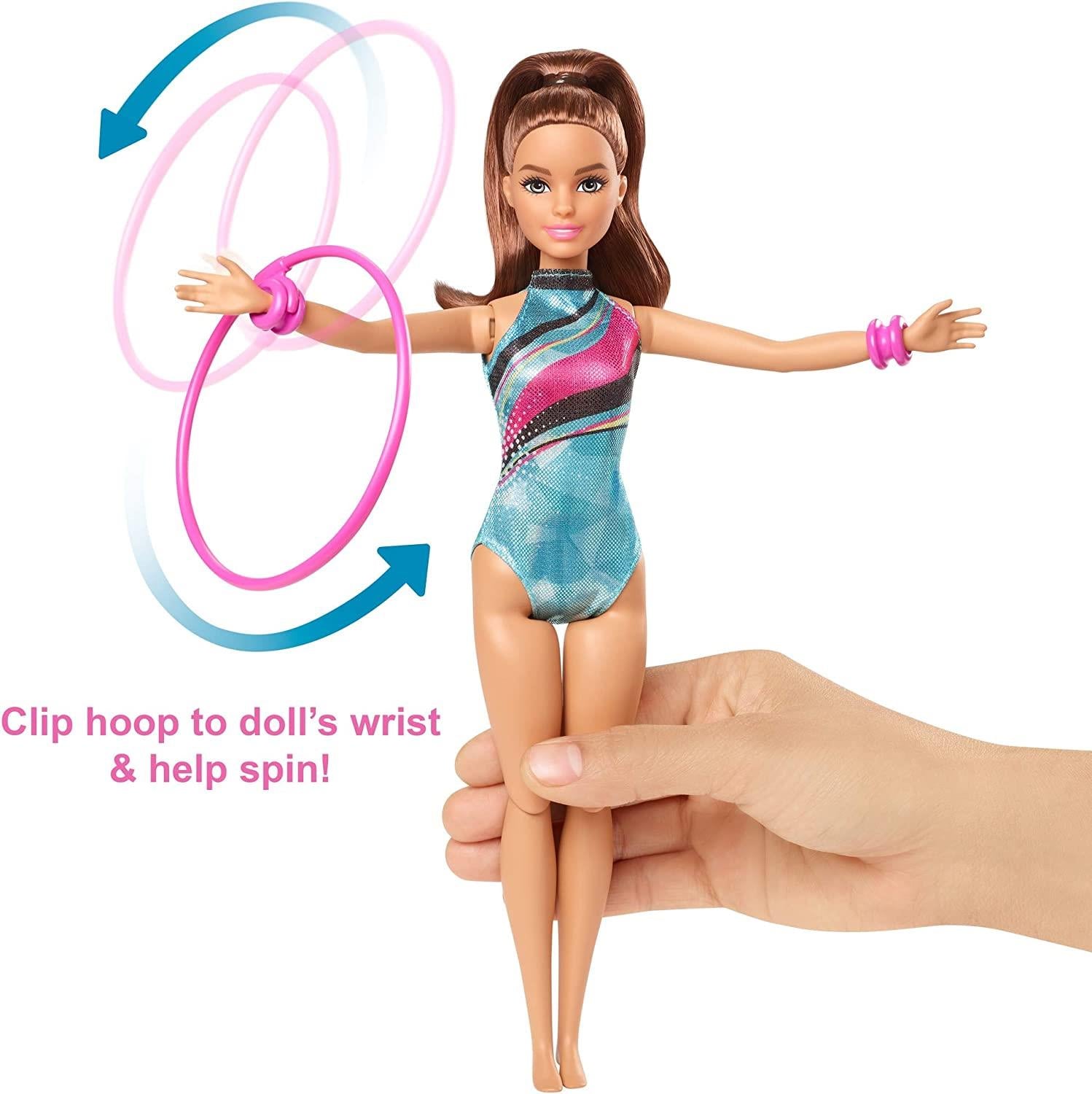 Barbie Spin ‘n Twirl Gymnast Doll and Accessories by Barbie - The Magic Toy Shop