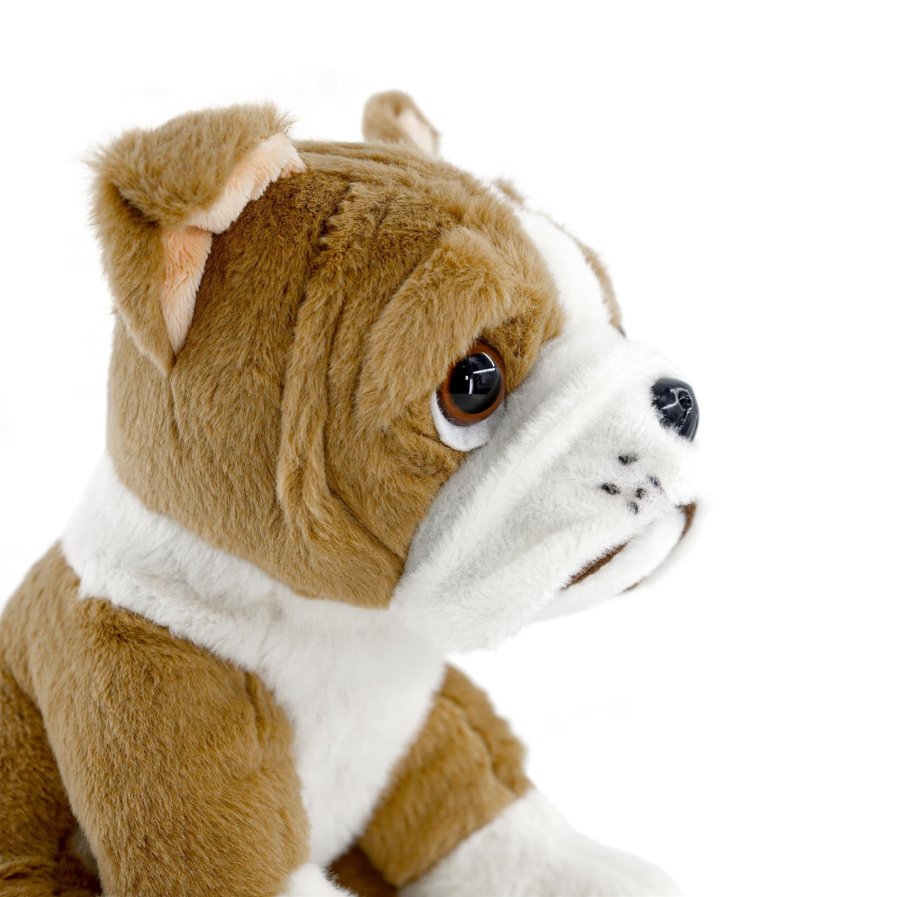 Small Sitting English Bulldog Soft Toy by The Magic Toy Shop - The Magic Toy Shop