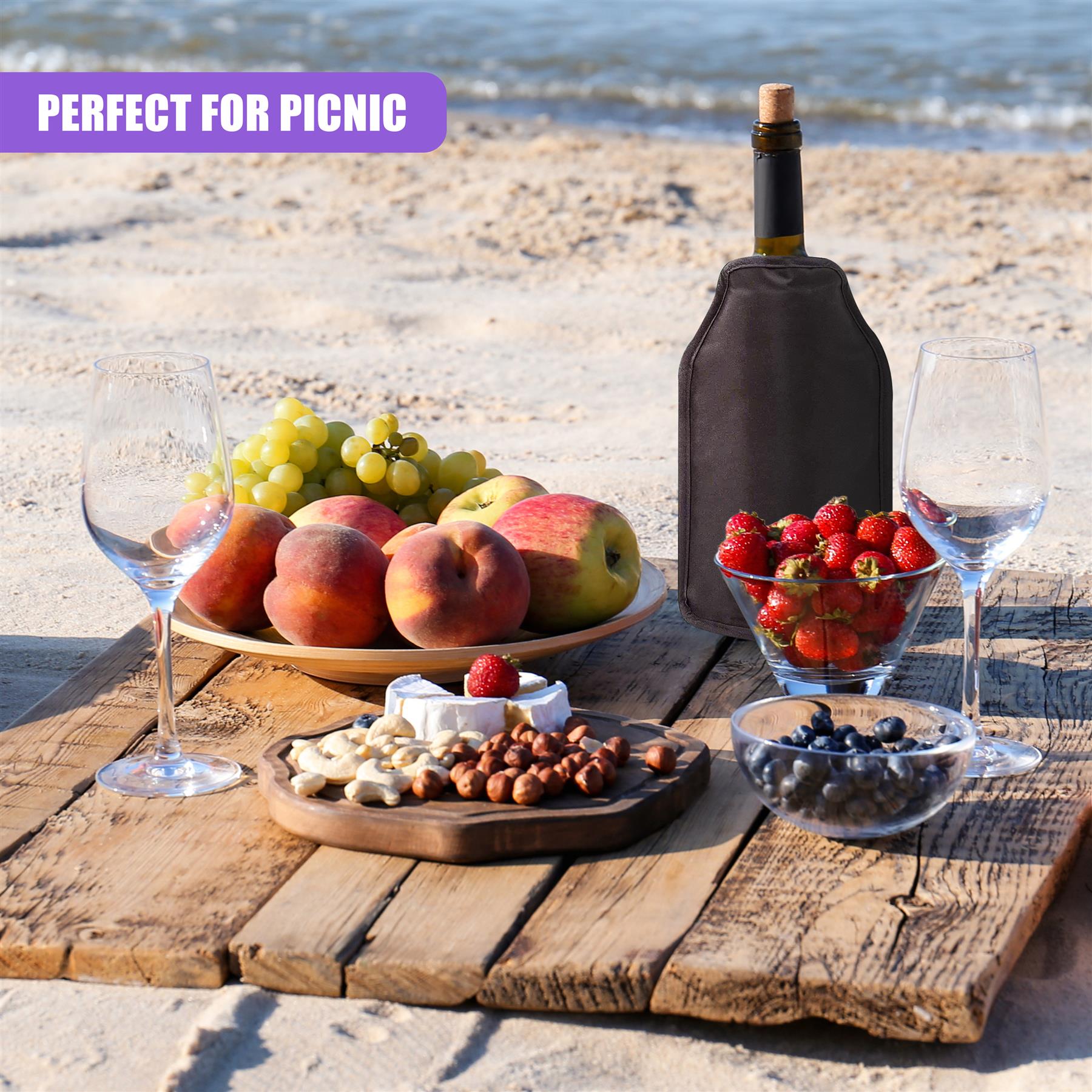 Wine Bottle Cooler Sleeve by Geezy - The Magic Toy Shop