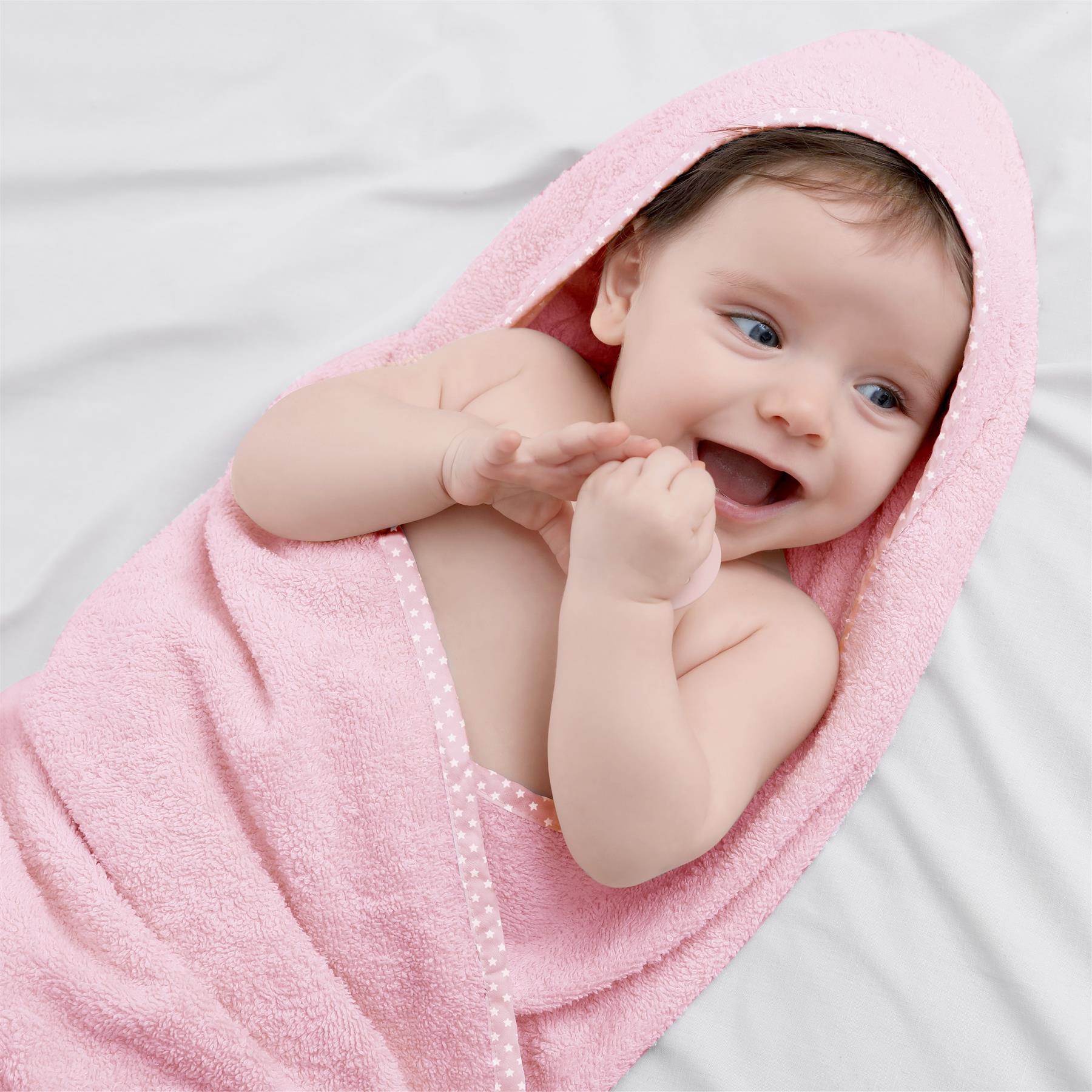 Pack of 2 Hooded Baby Bath Towels