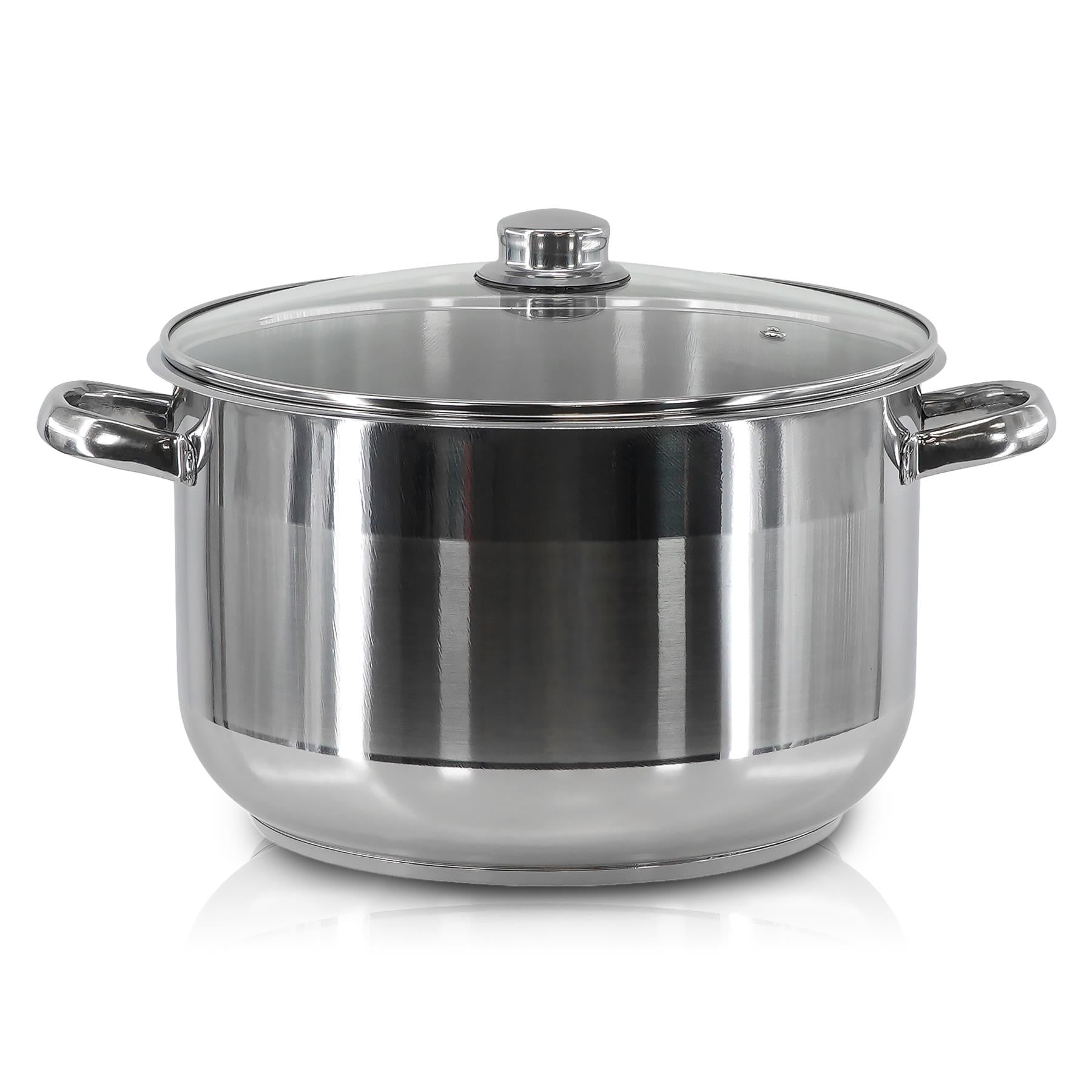 Stainless Steel Stock Pot with Lid - 8.5 L
