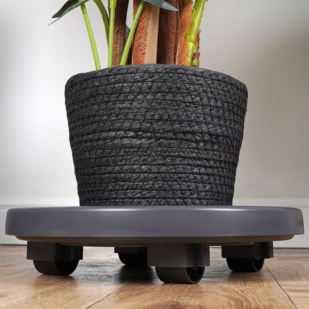 Plant Trolley Plant Caddy Indoor and Outdoor Pot Caddy with Wheels Round by The Magic Toy Shop - The Magic Toy Shop