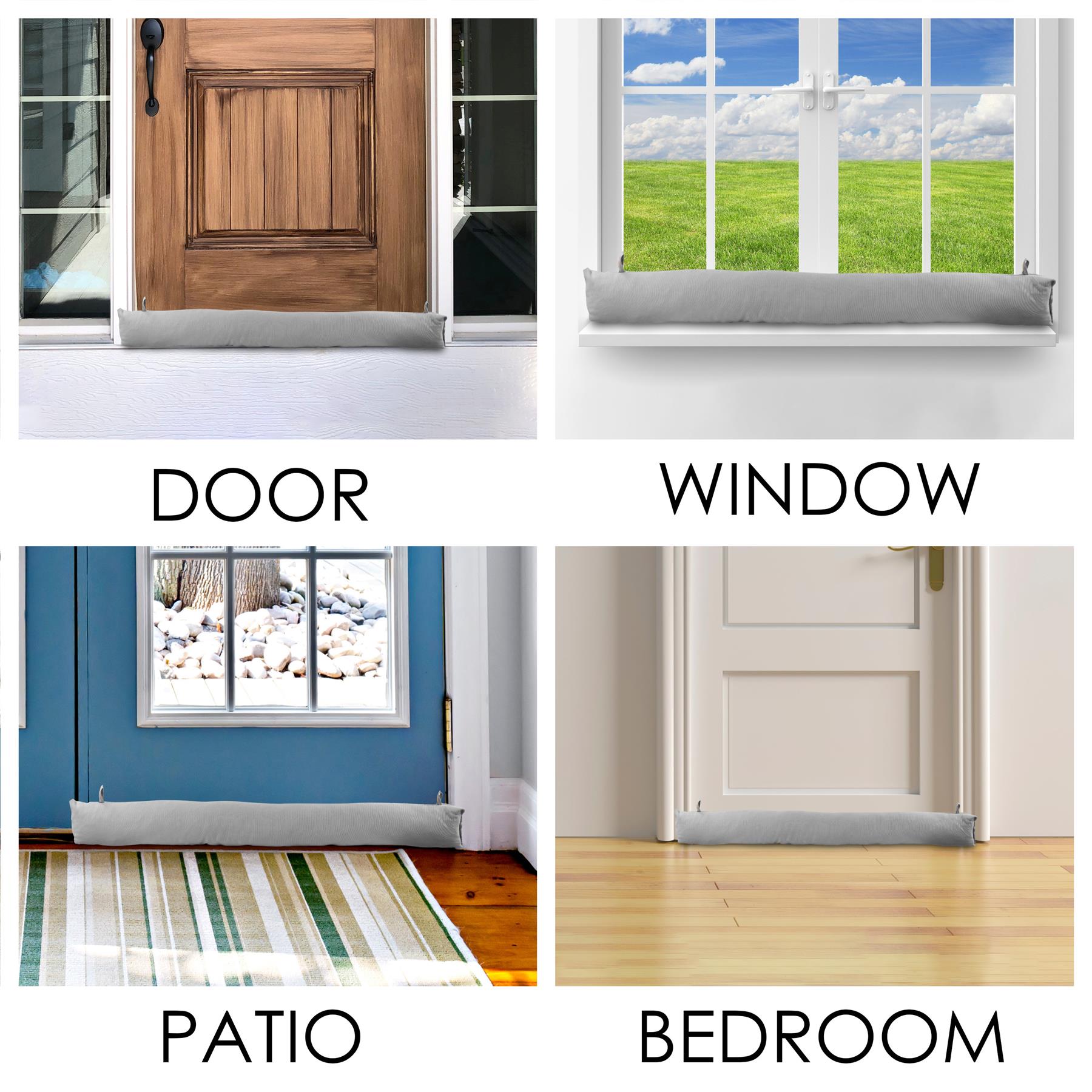 Plain Fabric Grey Draught Excluder by GEEZY - The Magic Toy Shop