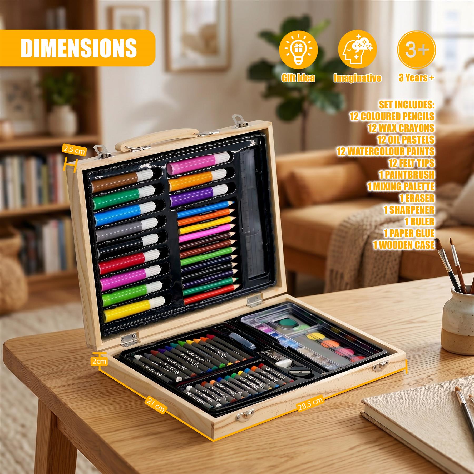 67-Piece Art Set