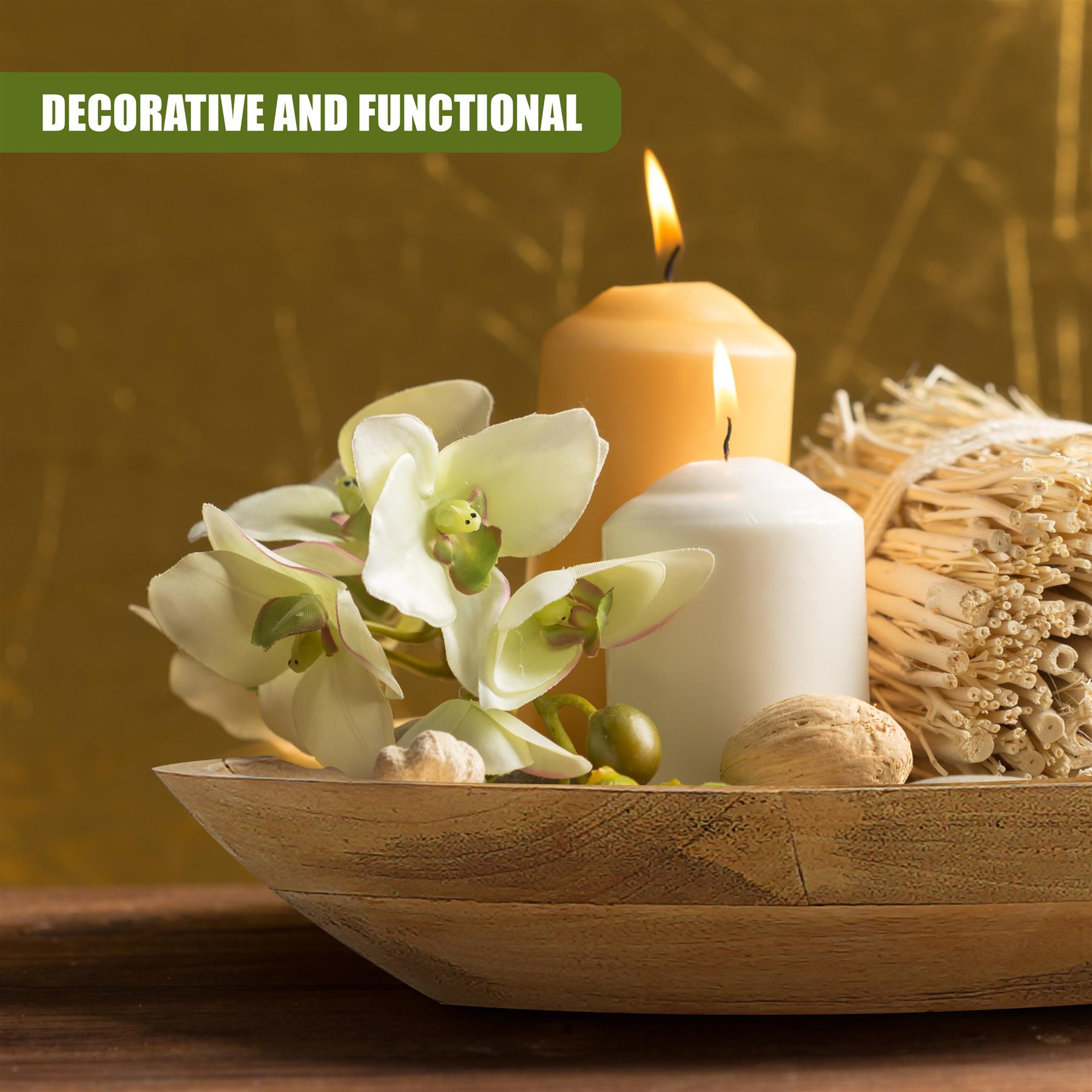 Wooden Mango Bowl 29cm by GEEZY - The Magic Toy Shop