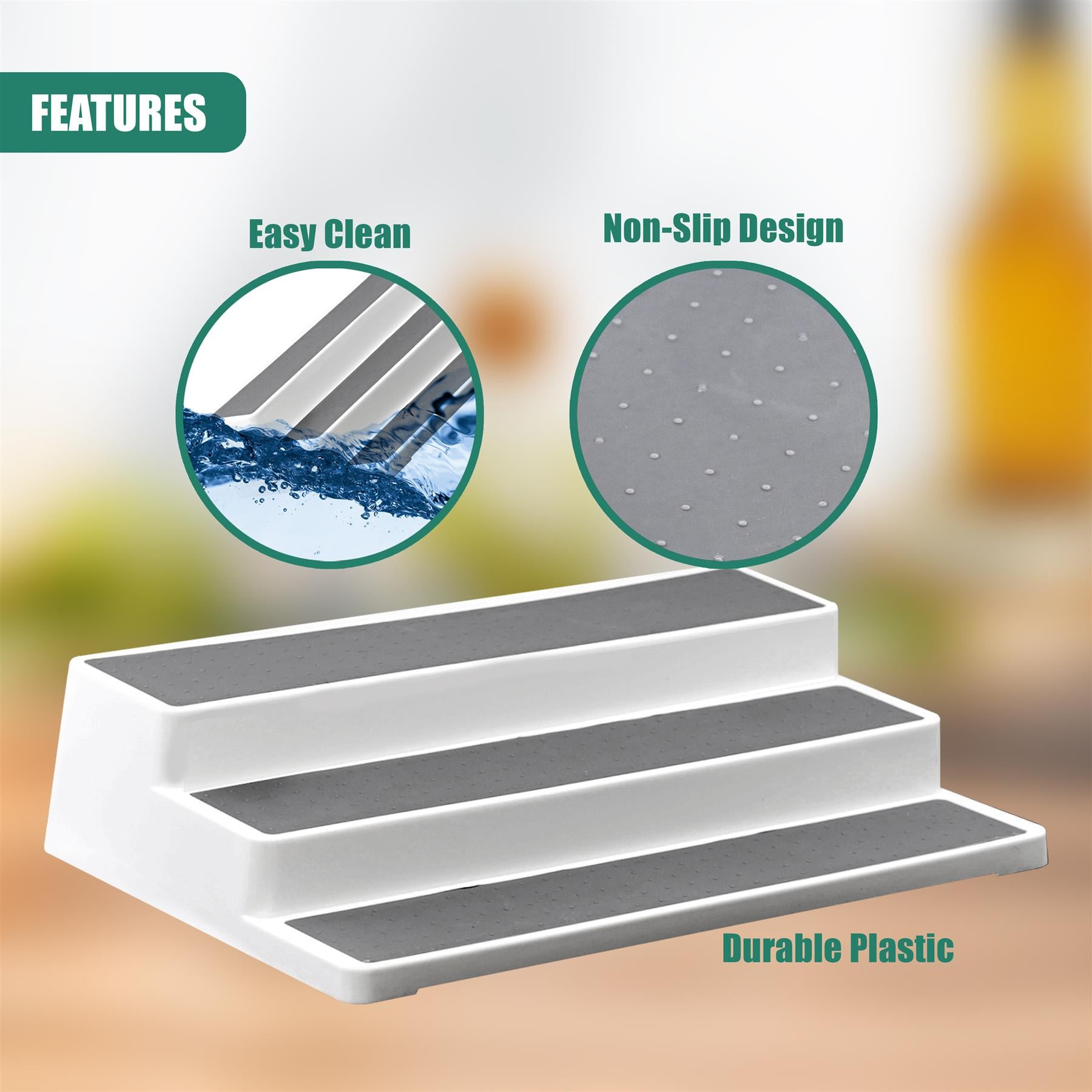 3 Tier Spice Rack 36cm by GEEZY - The Magic Toy Shop