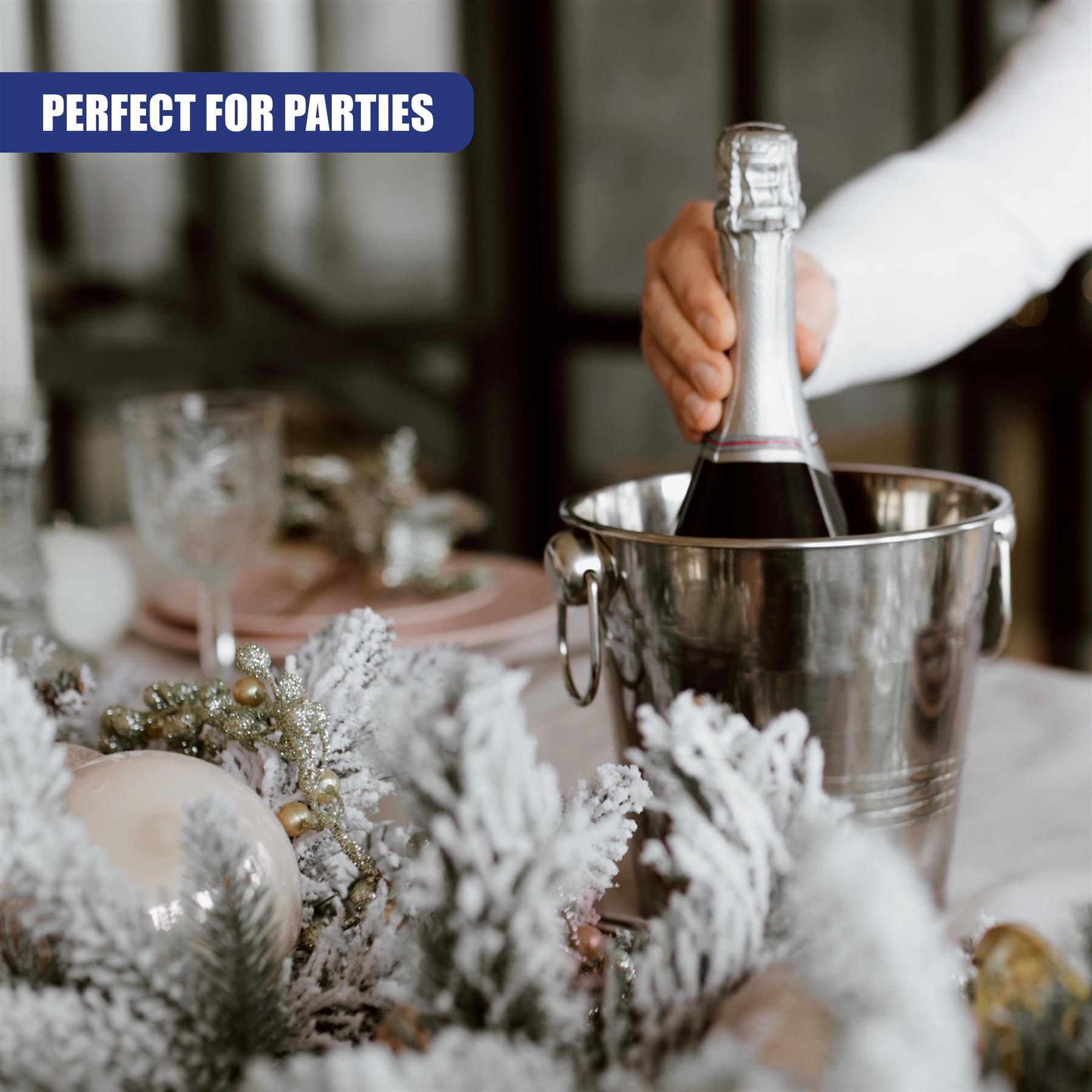 Stainless Steel Champagne Ice Bucket 4 Litre by GEEZY - The Magic Toy Shop