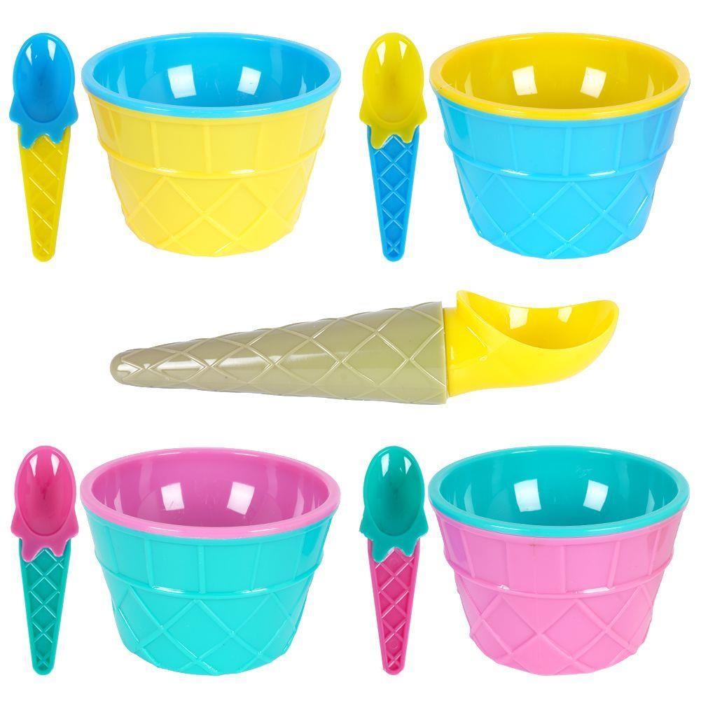 Ice Cream Bowls With Scoops by The Magic Toy Shop - The Magic Toy Shop