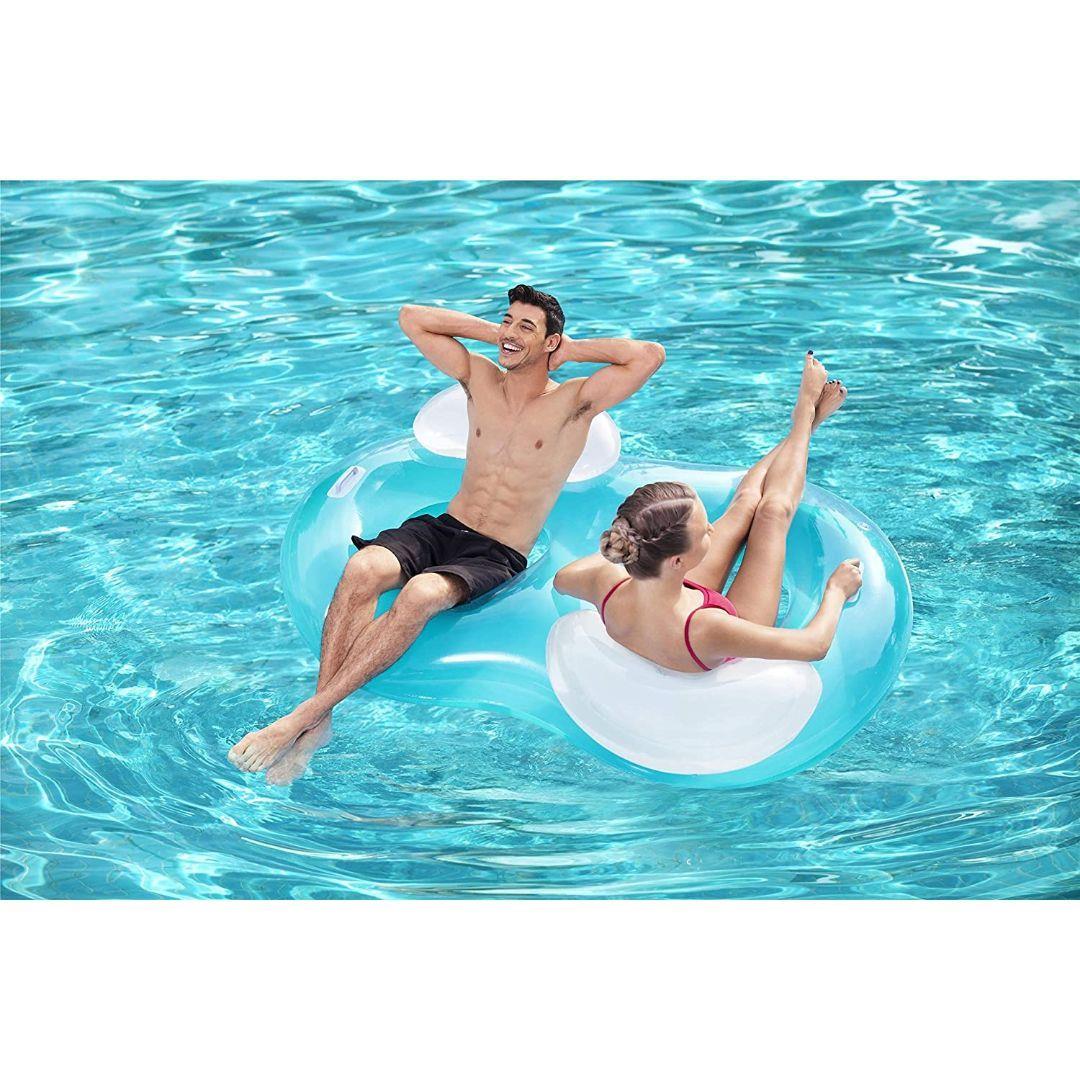 Blue Duo Swim Ring Lounger by Bestway - The Magic Toy Shop