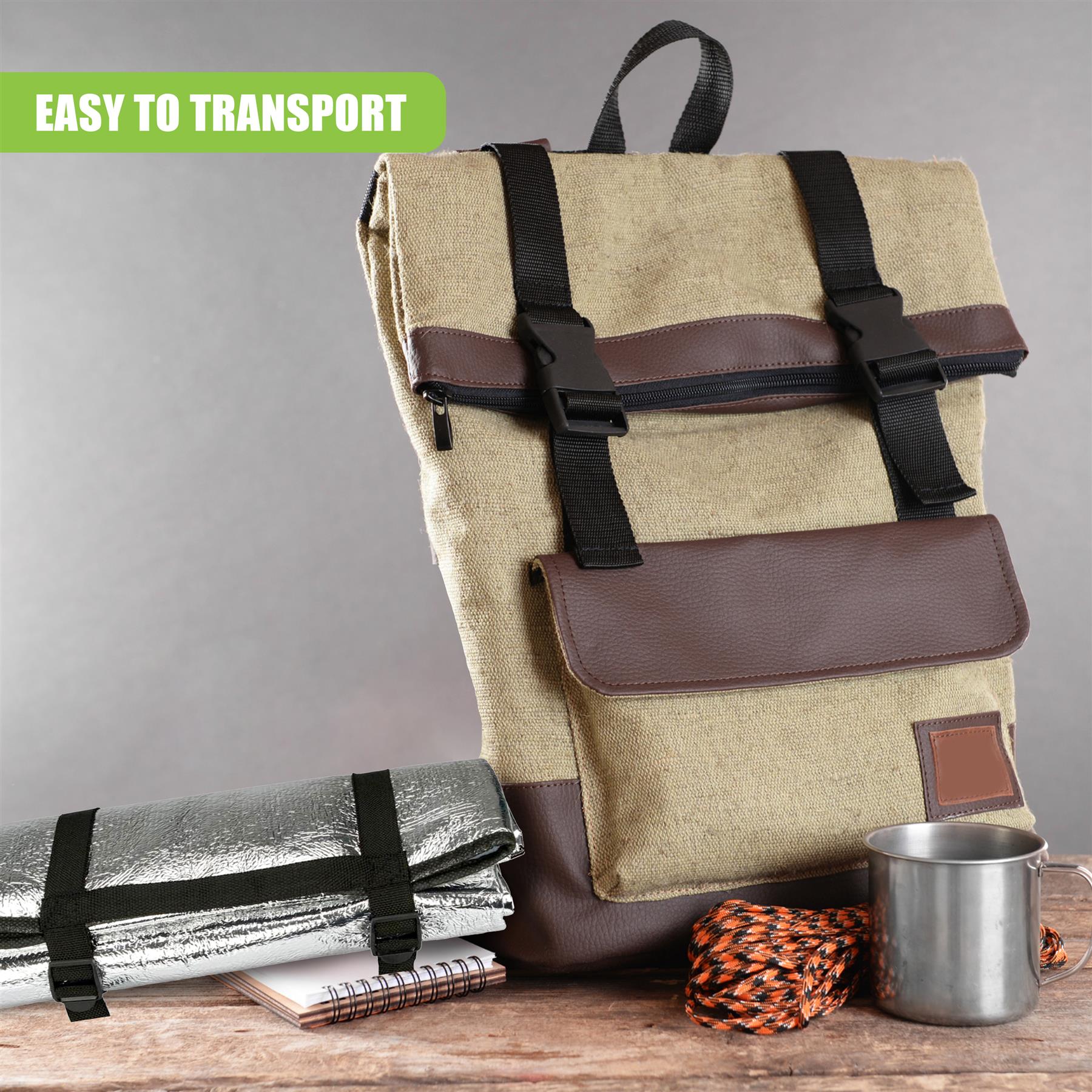 Foldable Camping Mat Aluminium Foil Foam Blanket Sleeping Pad by GEEZY - The Magic Toy Shop