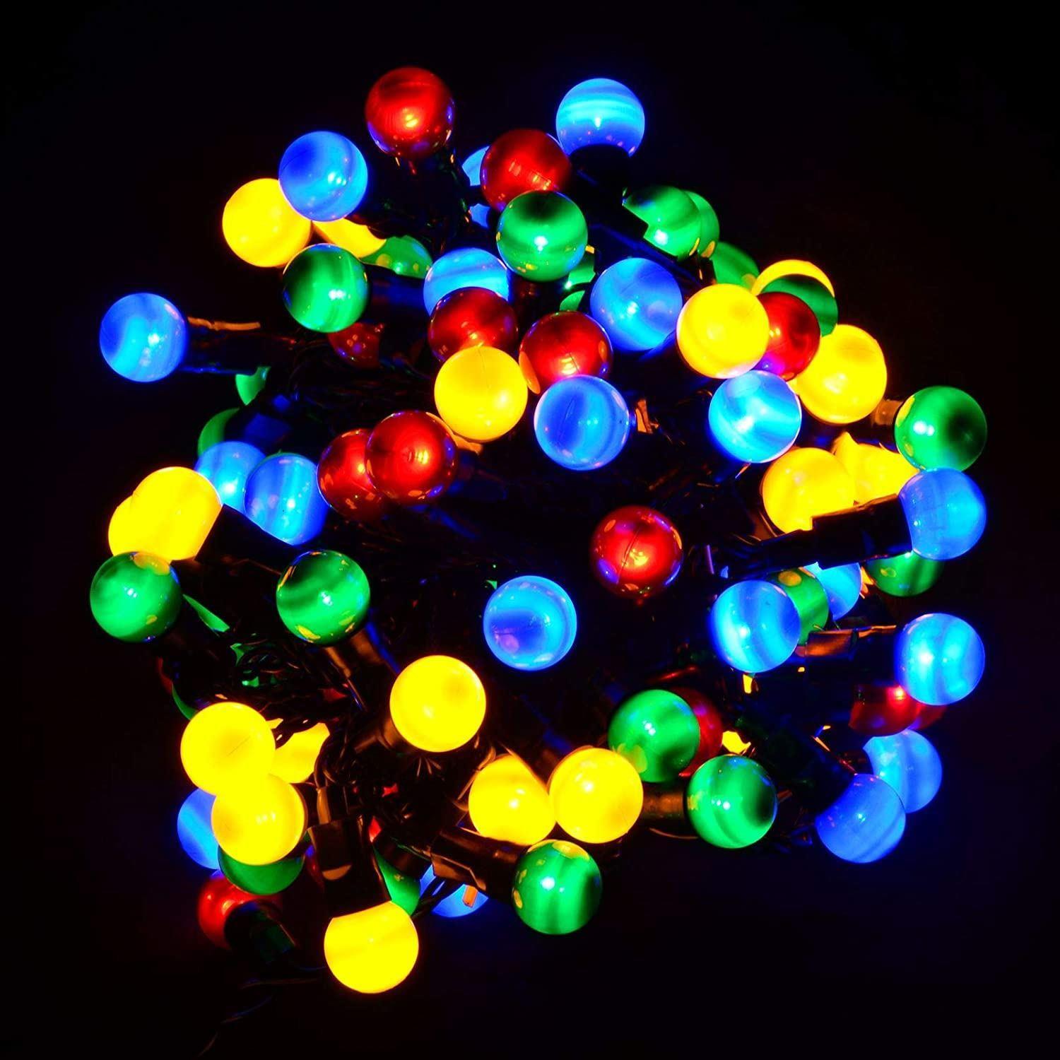 100 Berry Christmas LED Lights Multi Coloured by Geezy - The Magic Toy Shop