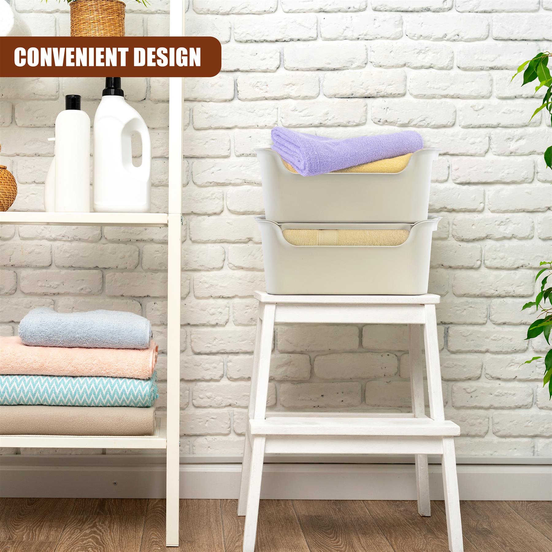 Storage Boxes with Lids Set of 4 by GEEZY - The Magic Toy Shop