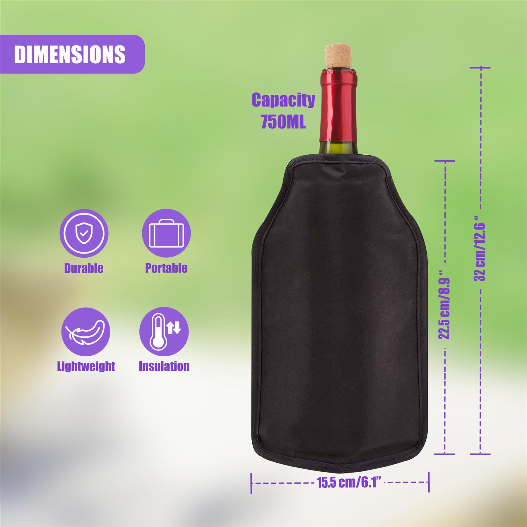 Wine Bottle Cooler Sleeve by Geezy - The Magic Toy Shop