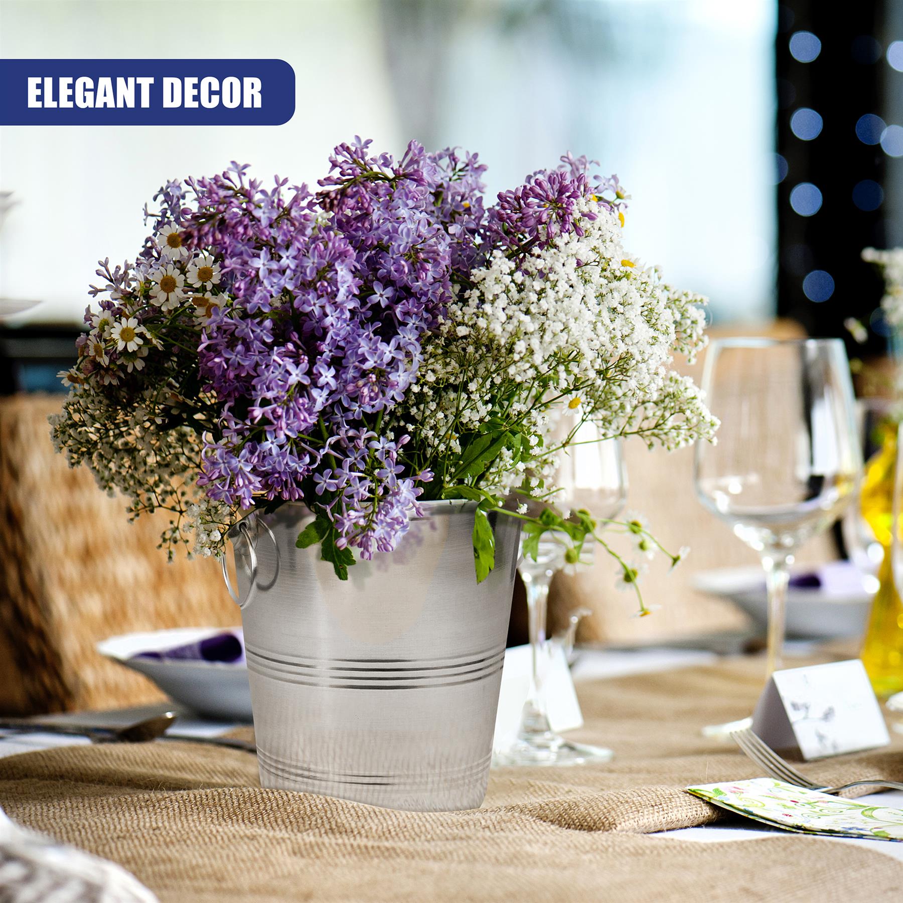 Stainless Steel Champagne Ice Bucket 4 Litre by GEEZY - The Magic Toy Shop