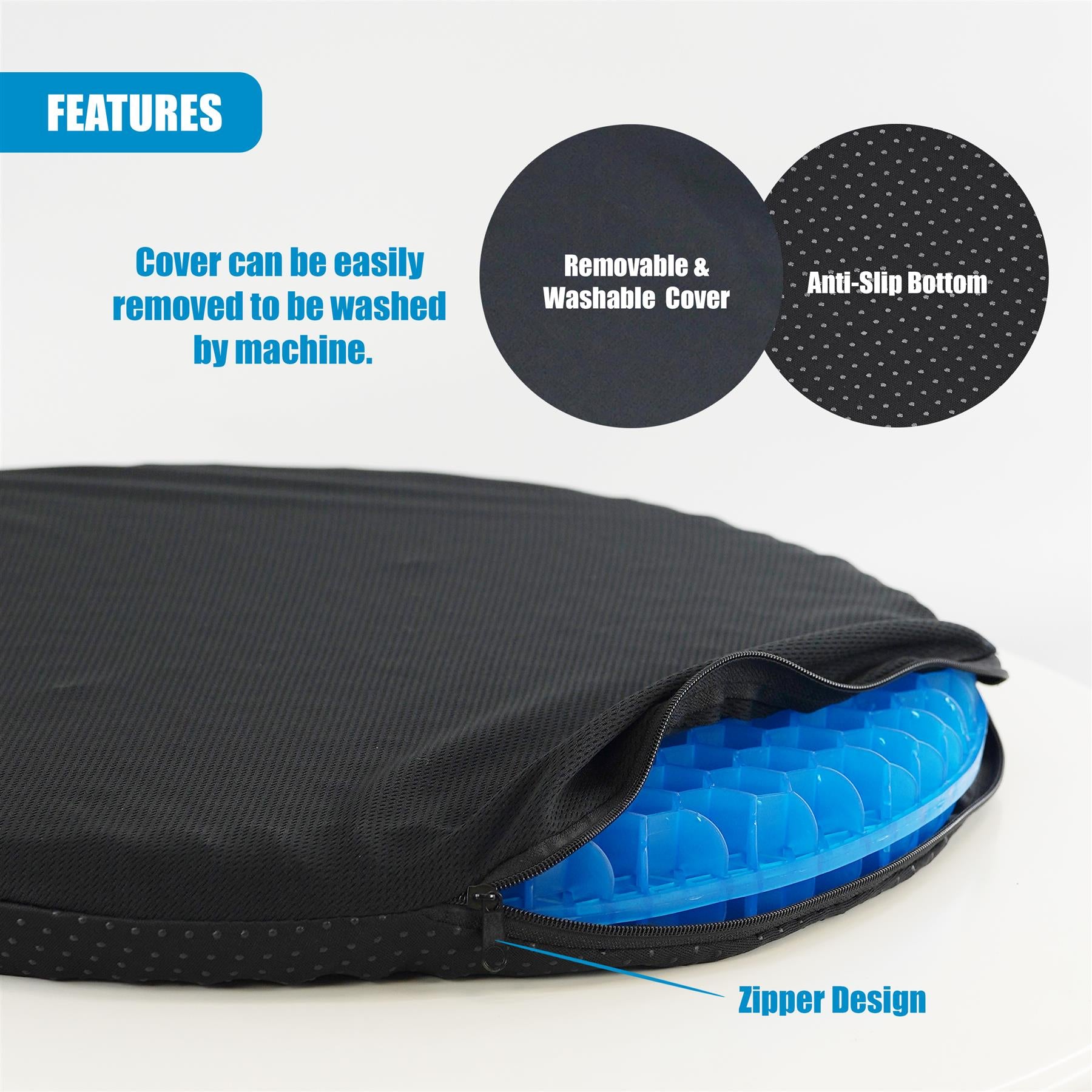 Orthopaedic Gel Seat Pillow by GEEZY - The Magic Toy Shop