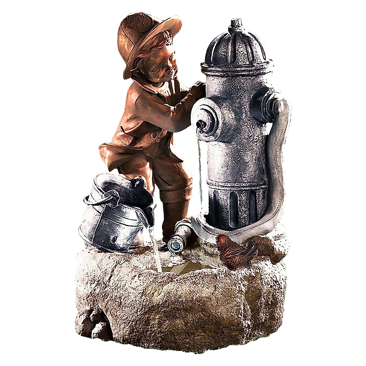 Hydrant Boy LED Fountain Indoor Outdoor
