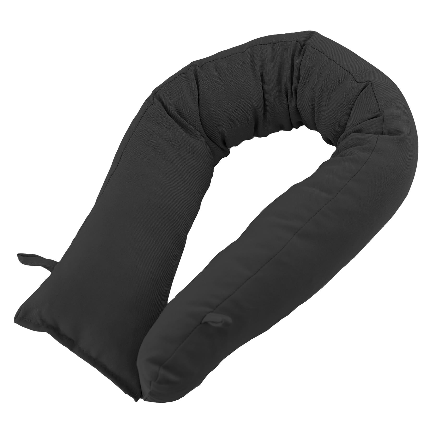 Plain Fabric Black Draught Excluder by GEEZY - The Magic Toy Shop