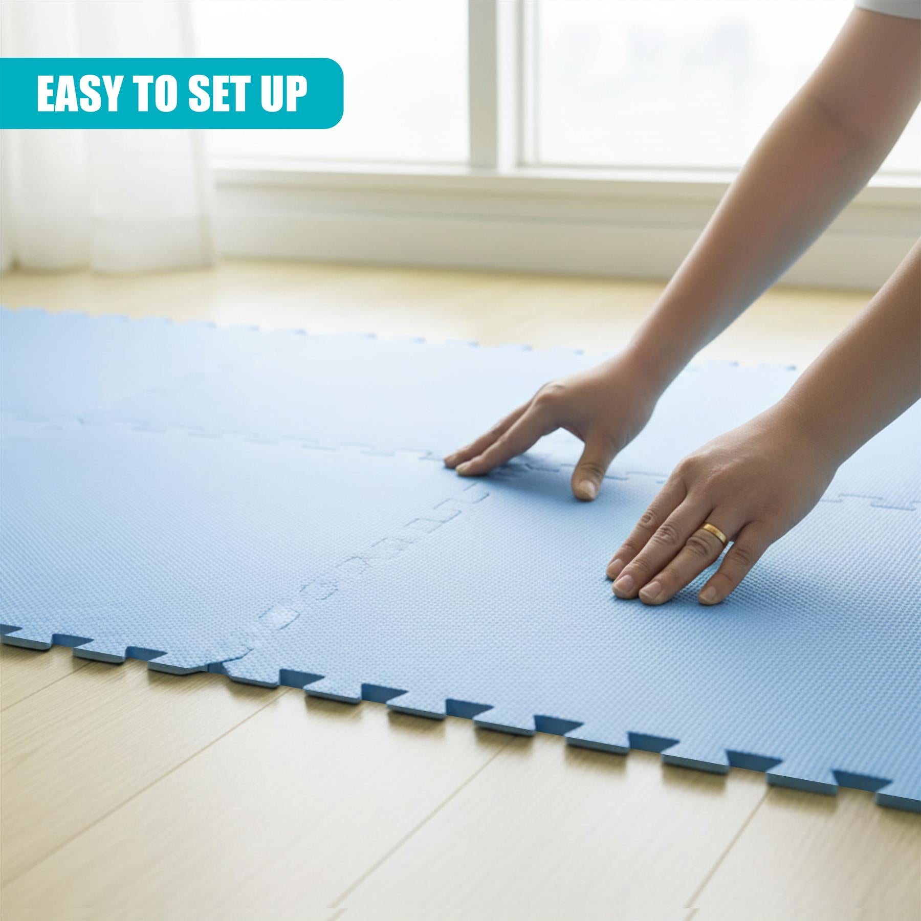 Swimming Pool Floor Mats, 9 Pieces