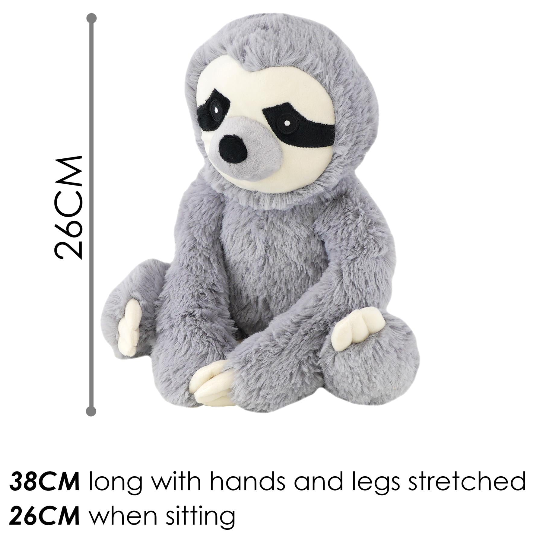 Plush Super Soft Hanging Sloth Cuddly Toy by The Magic Toy Shop - The Magic Toy Shop