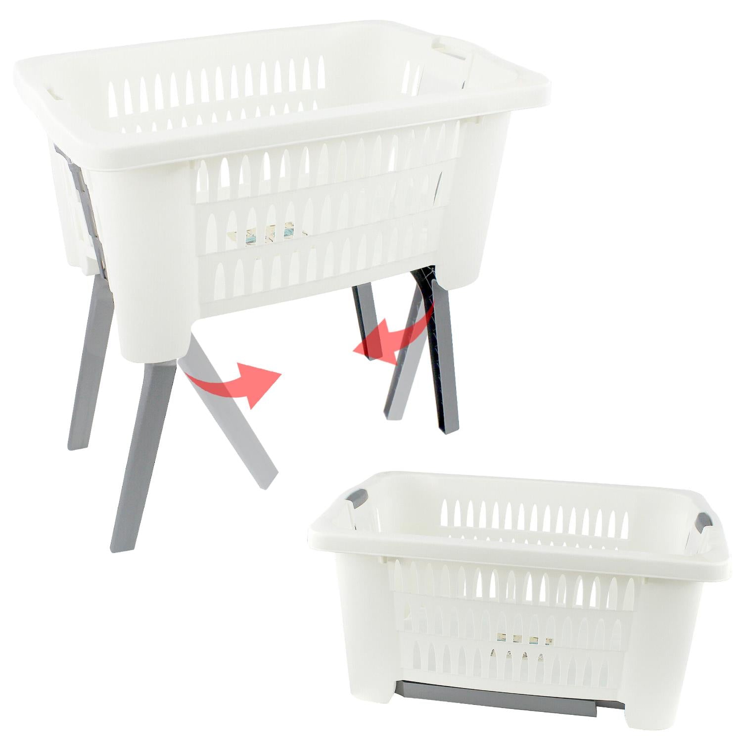 Laundry Basket with Foldable Legs by GEEZY - The Magic Toy Shop