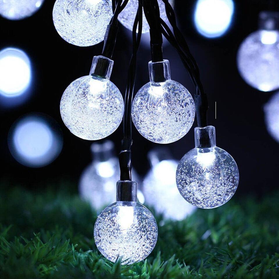 White Led String Lights In Crystal Balls Design by The Magic Toy Shop - The Magic Toy Shop