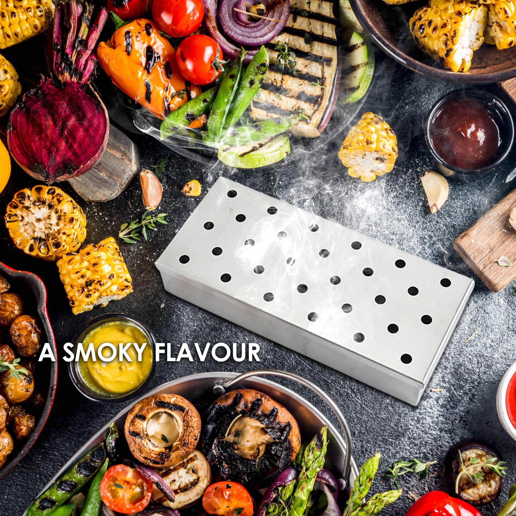 BBQ Smoker Box for Wooden Chips by GEEZY - The Magic Toy Shop