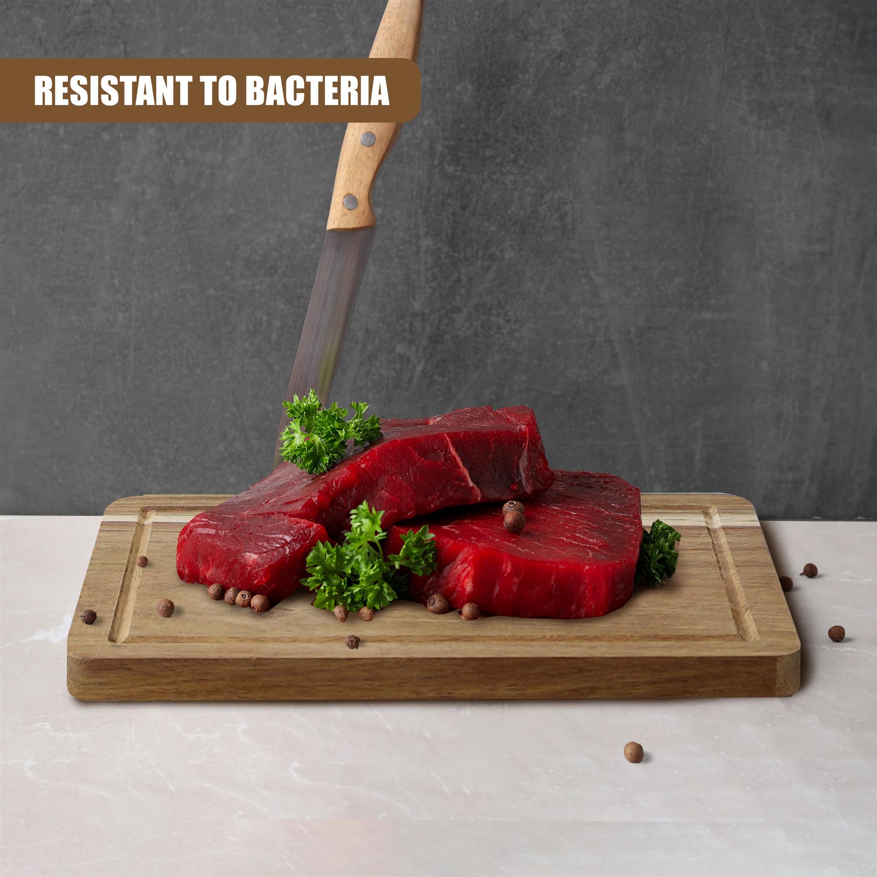 Acacia Chopping Board 28x20cm by GEEZY - The Magic Toy Shop