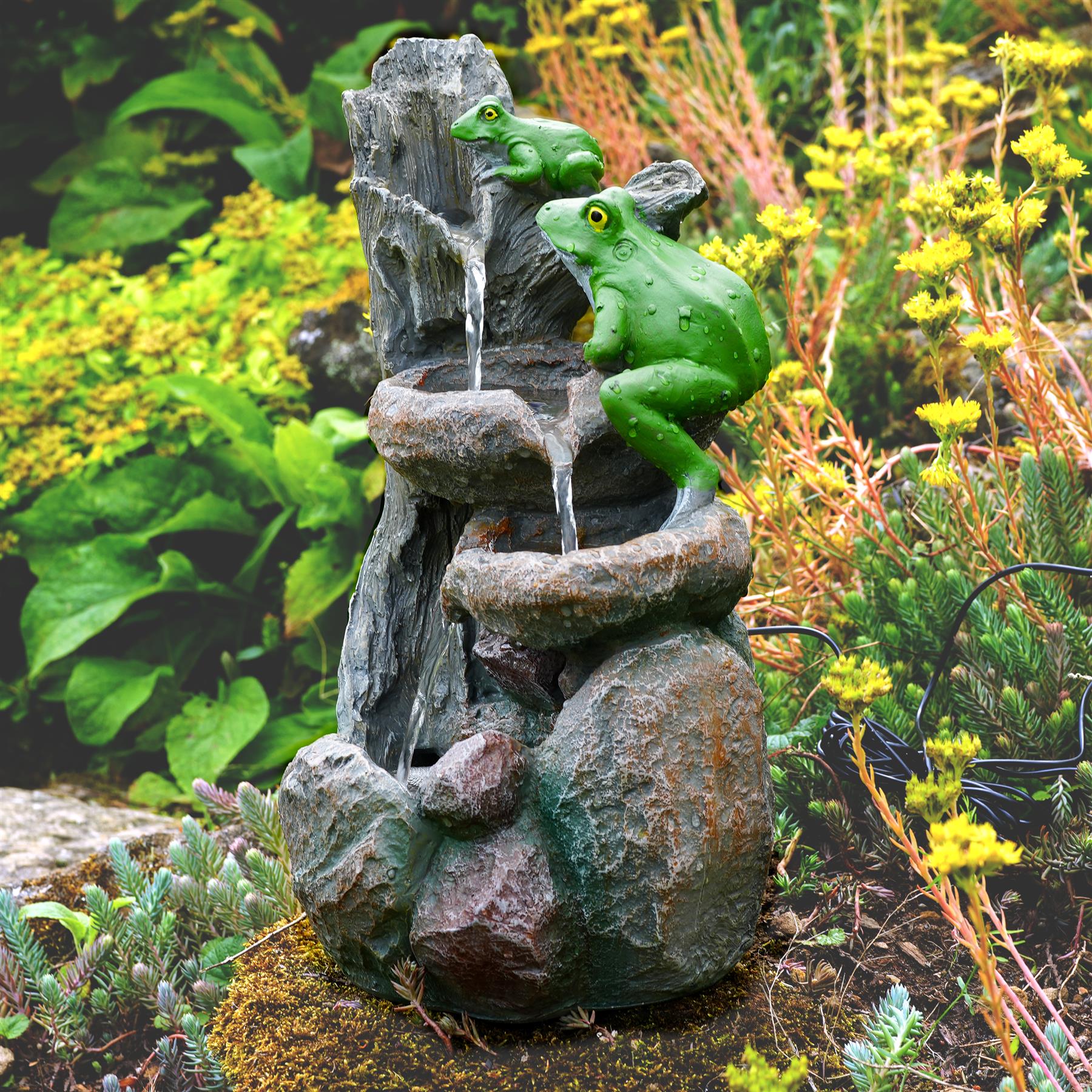 Solar Frog Fountain by GEEZY - The Magic Toy Shop