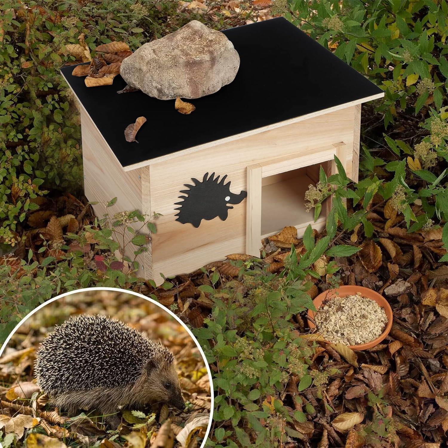 Wooden Hedgehog House by GEEZY - The Magic Toy Shop