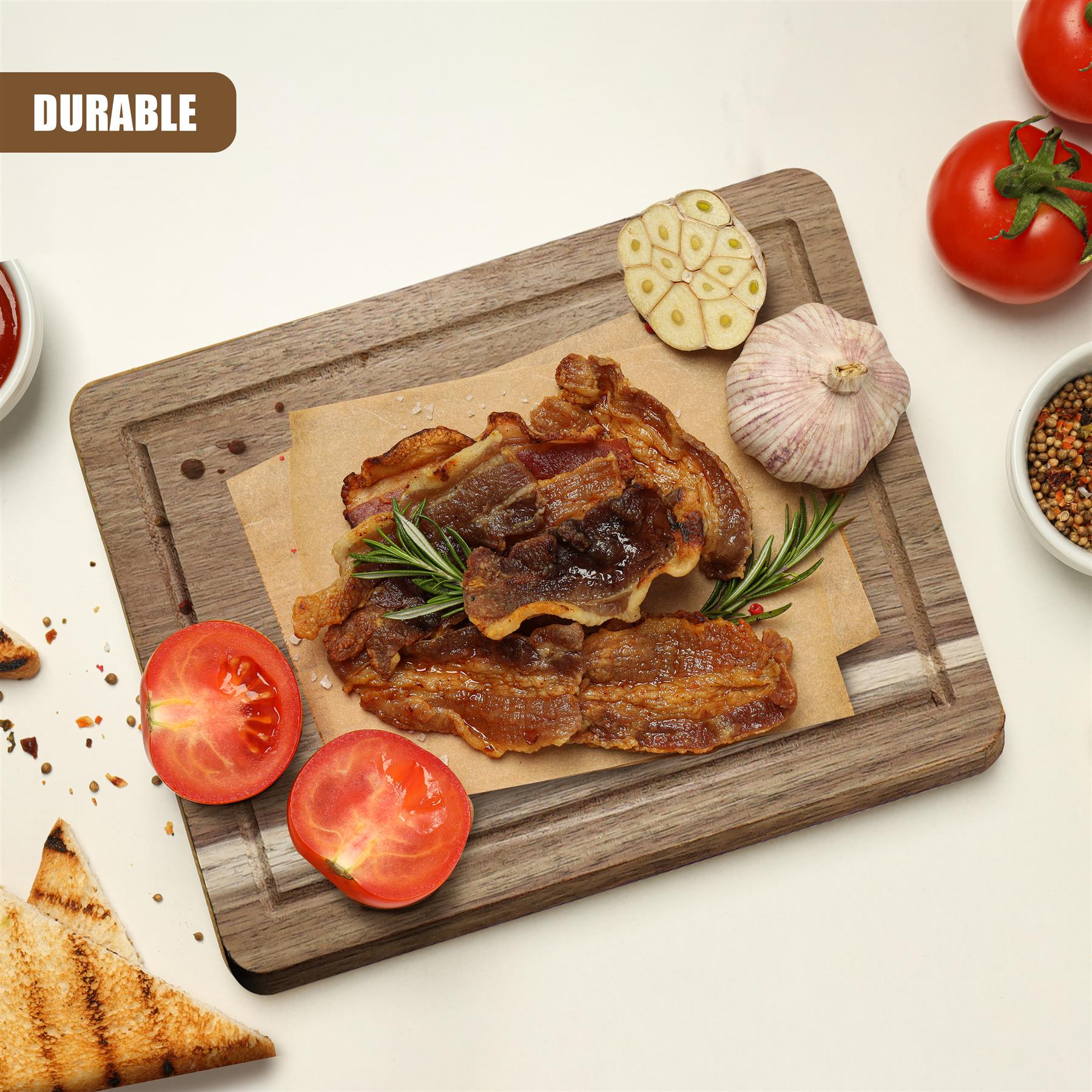 Acacia Chopping Board 28x20cm by GEEZY - The Magic Toy Shop