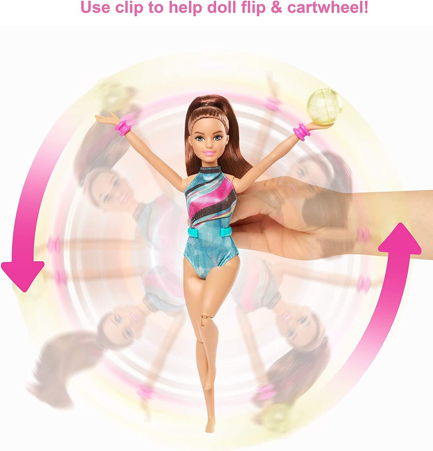 Barbie Spin ‘n Twirl Gymnast Doll and Accessories by Barbie - The Magic Toy Shop