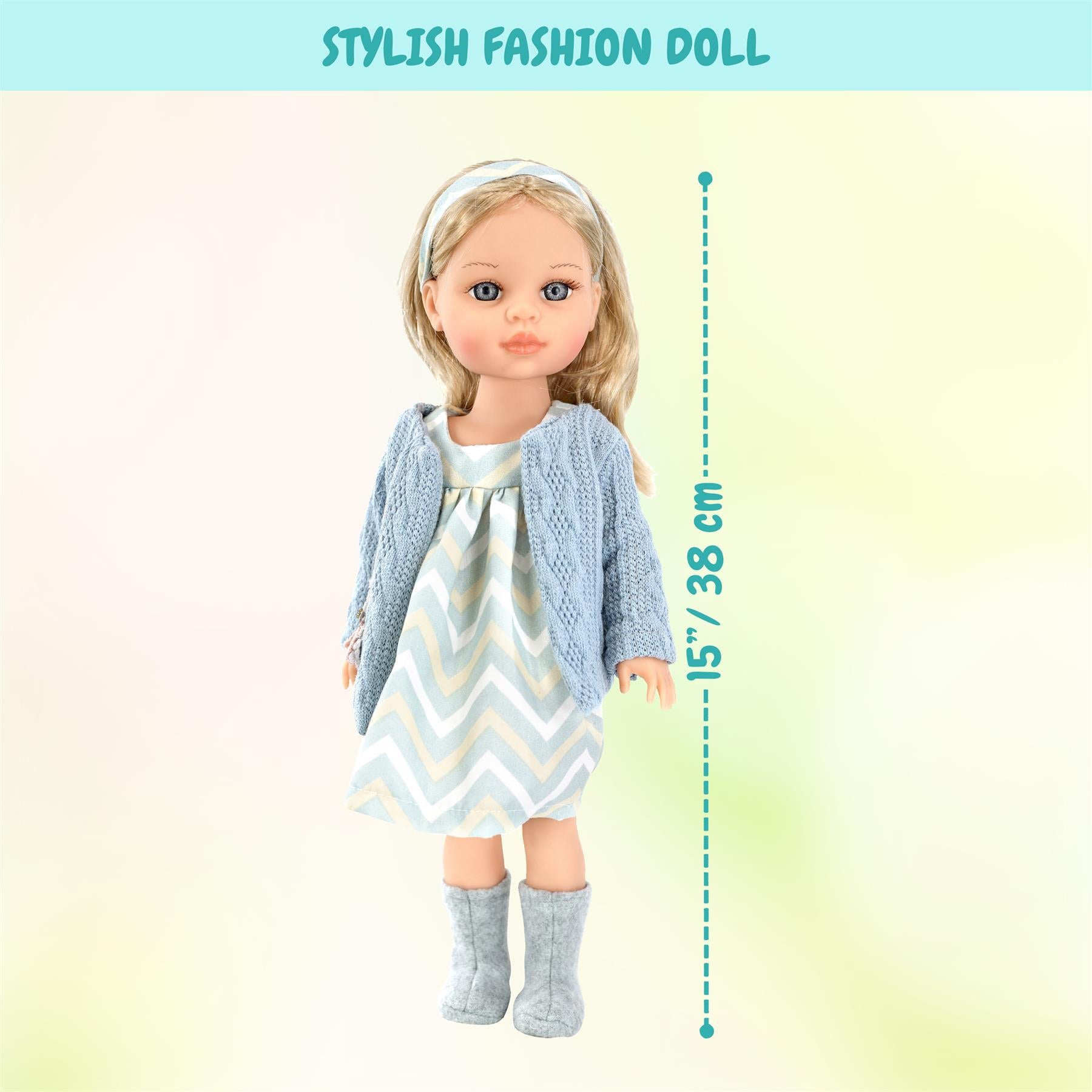 BiBi Fashion Doll "Olivia" (38 cm / 15") by BiBi Doll - The Magic Toy Shop